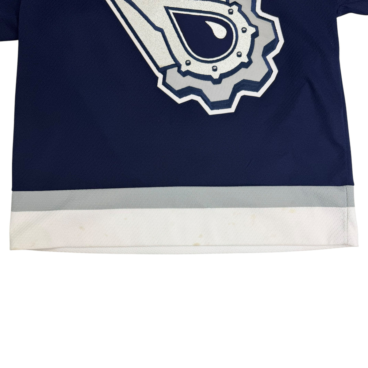 Vintage Edmonton Oilers Oil Drop Mike Greene Jersey Navy