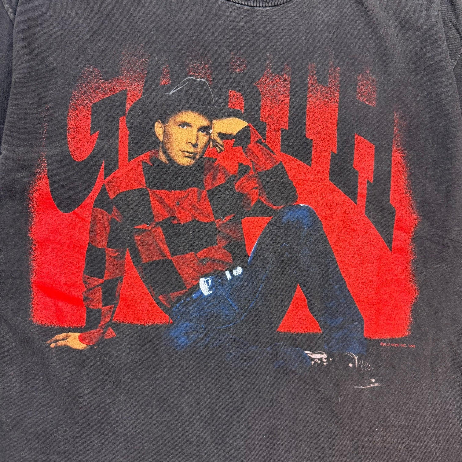 1993 Garth Brooks On Tour Tee Black