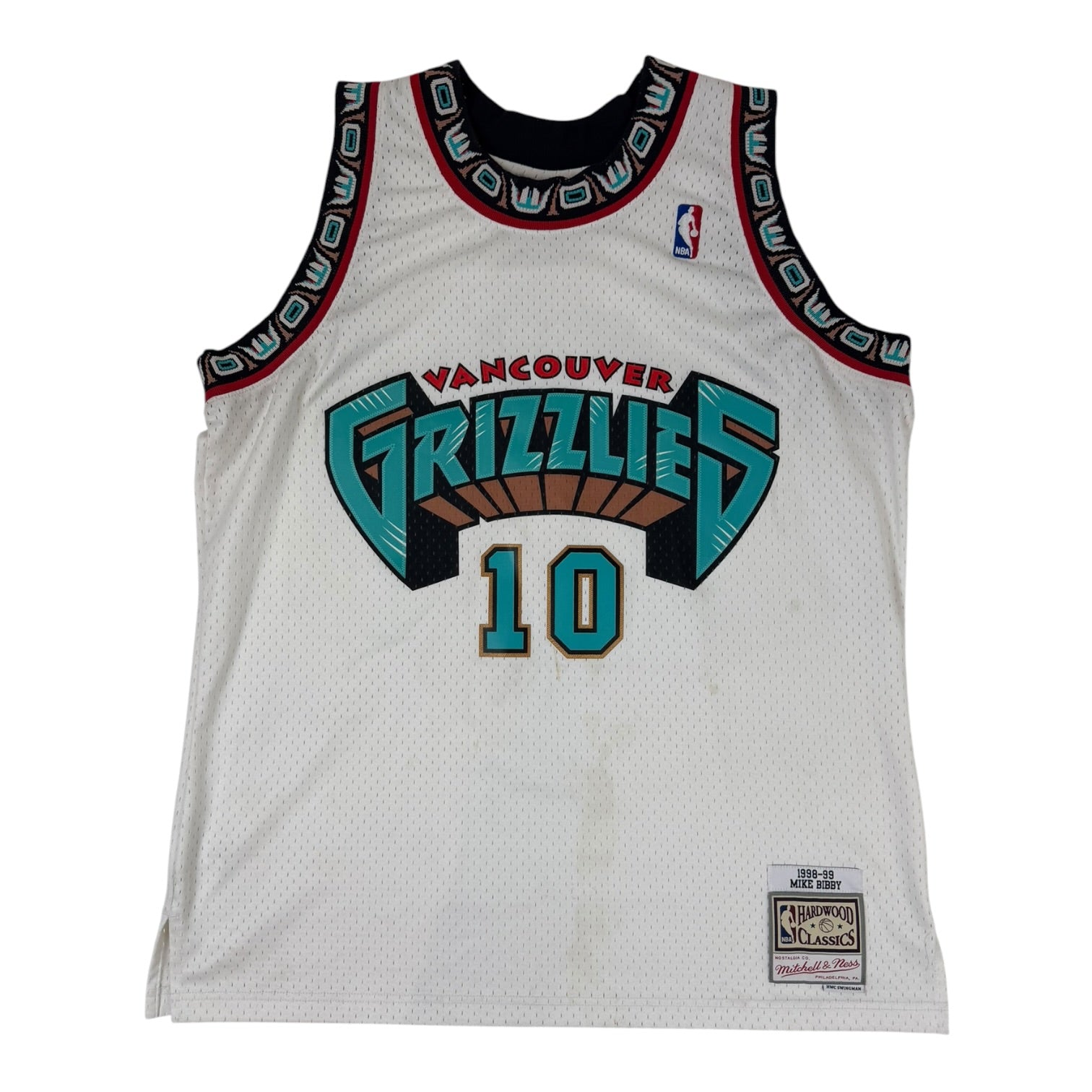 Mitchell & Ness Vancouver Grizzlies Mike Bibby Jersey White