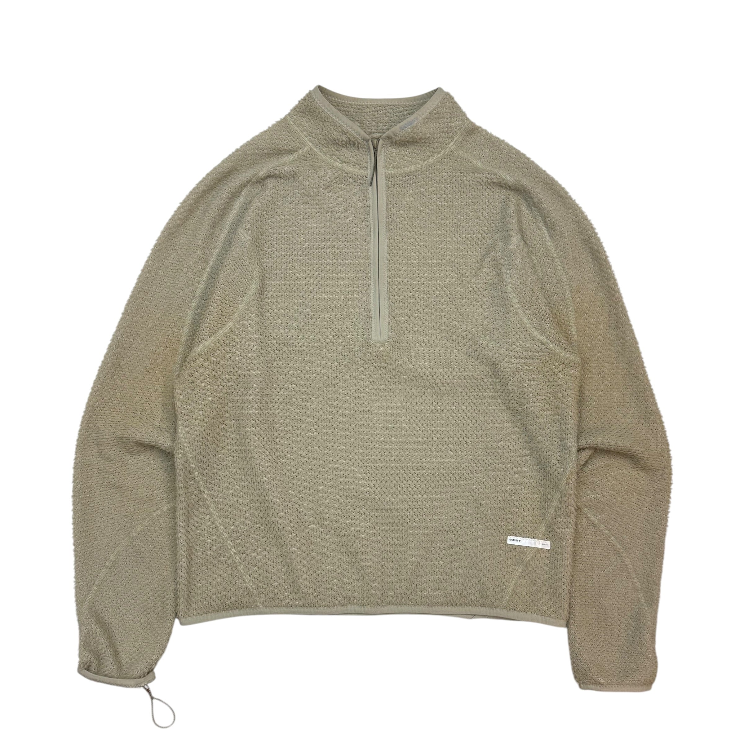 Satisfy Running Ghostfleece AD Light Half Zip Moon