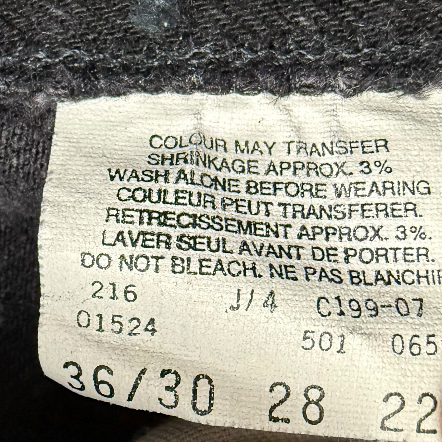 Vintage Levi’s 501 Denim Pants Black