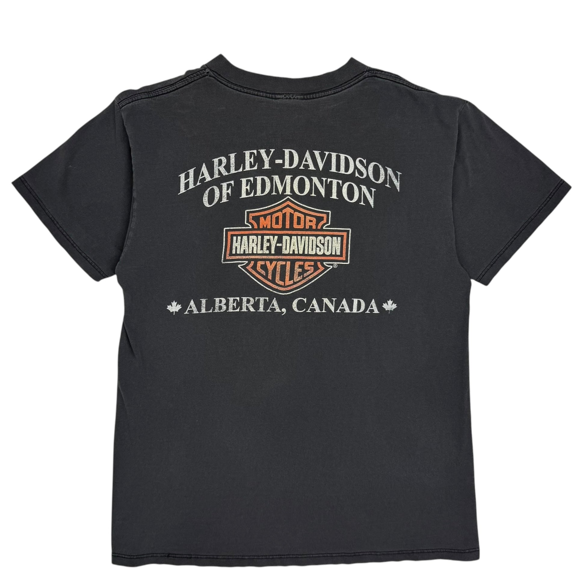 Vintage Harley Davidson “We’ve Got Guts” Edmonton Tee Black