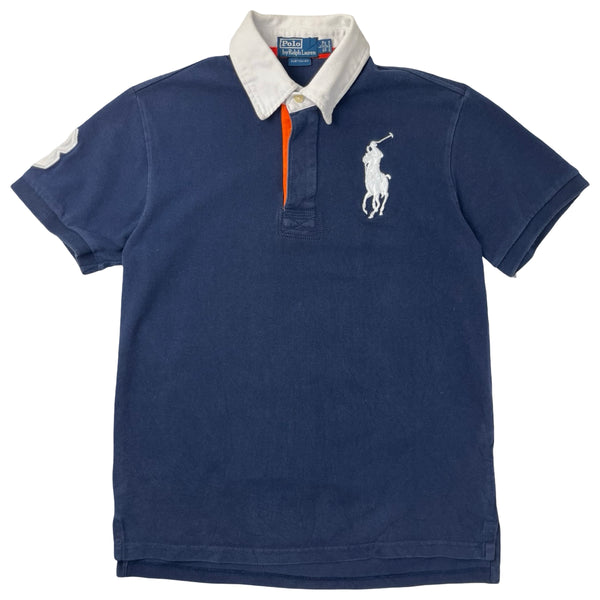 Vintage Polo Ralph Lauren Big Pony Polo Navy/White