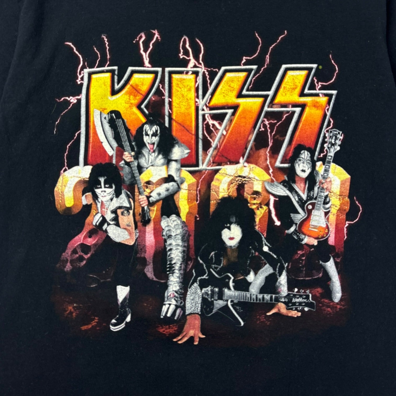 2000 Kiss Anchorage Alaska Tour Date T-Shirt