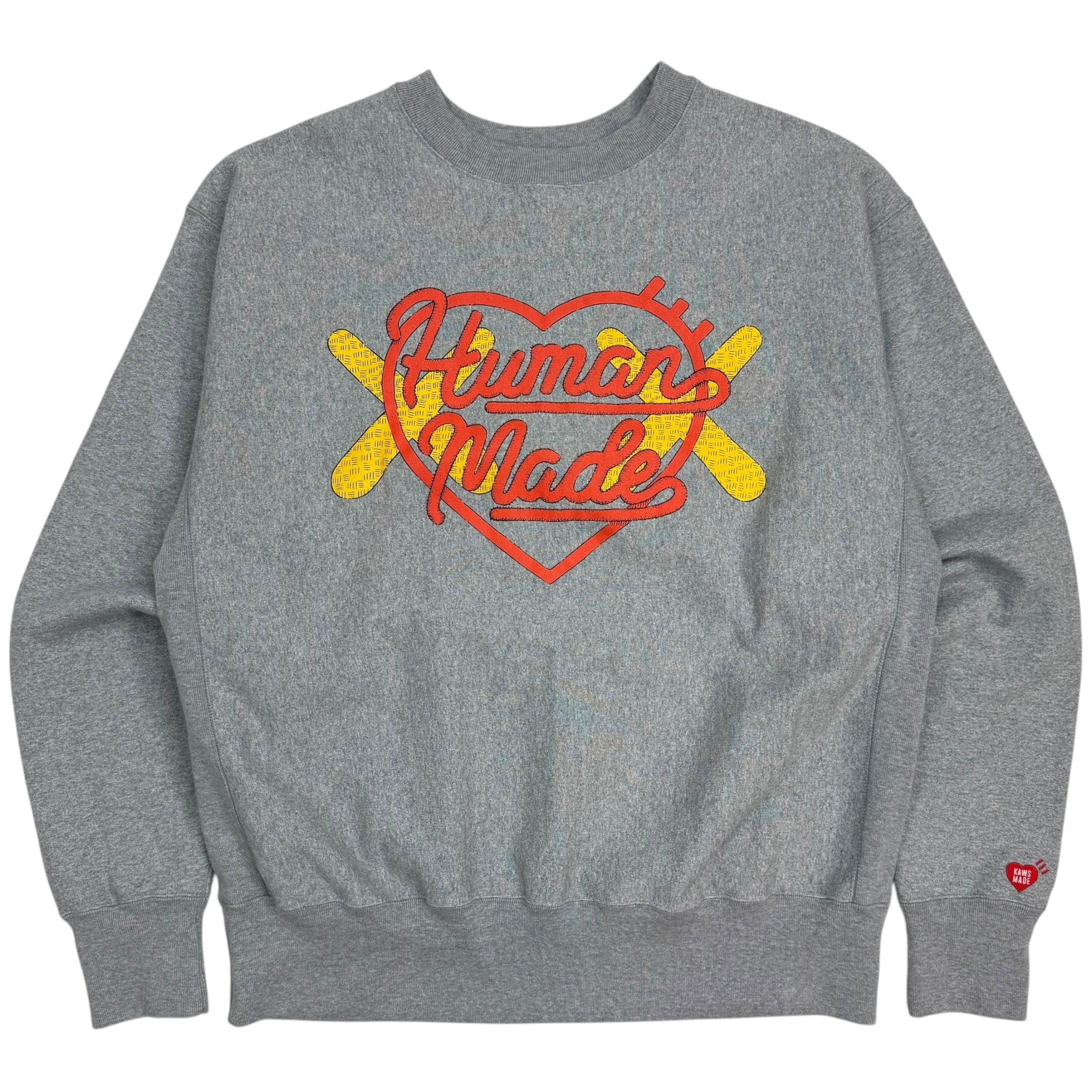 Human Made x Kaws Crewneck Grey