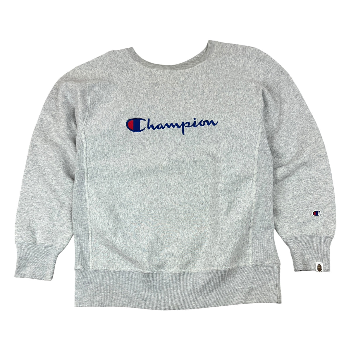 Vintage BAPE x Champion Reverse Weave Crewneck Sweatshirt
