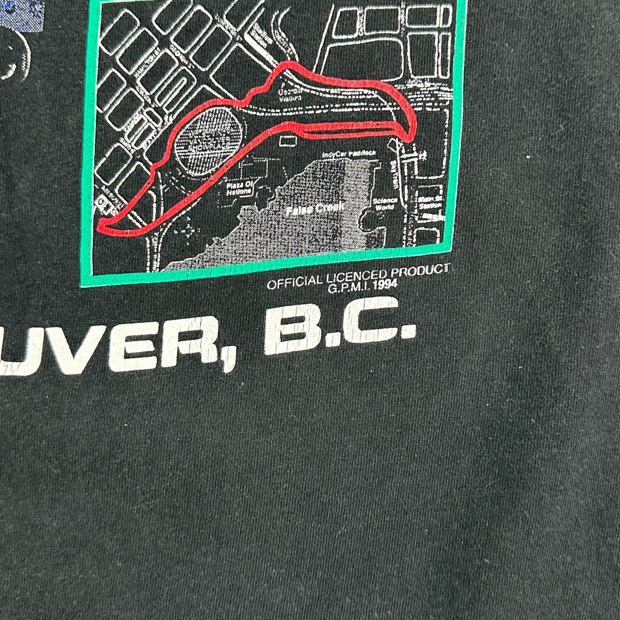 1994 Molson Indy Vancouver Racing Tee Black