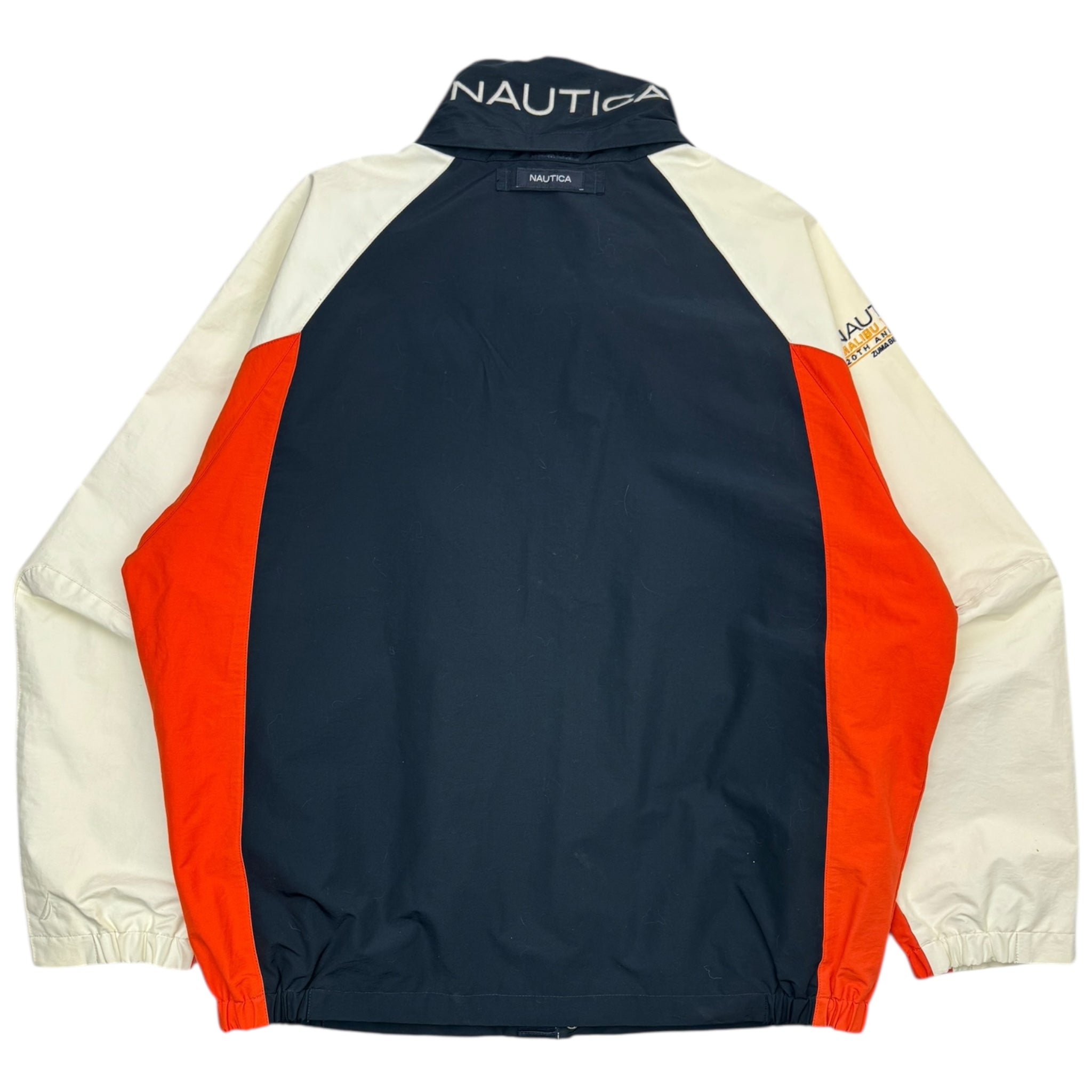 Vintage Nautica Malibu Triatholon Colorblock Zip Up Jacket