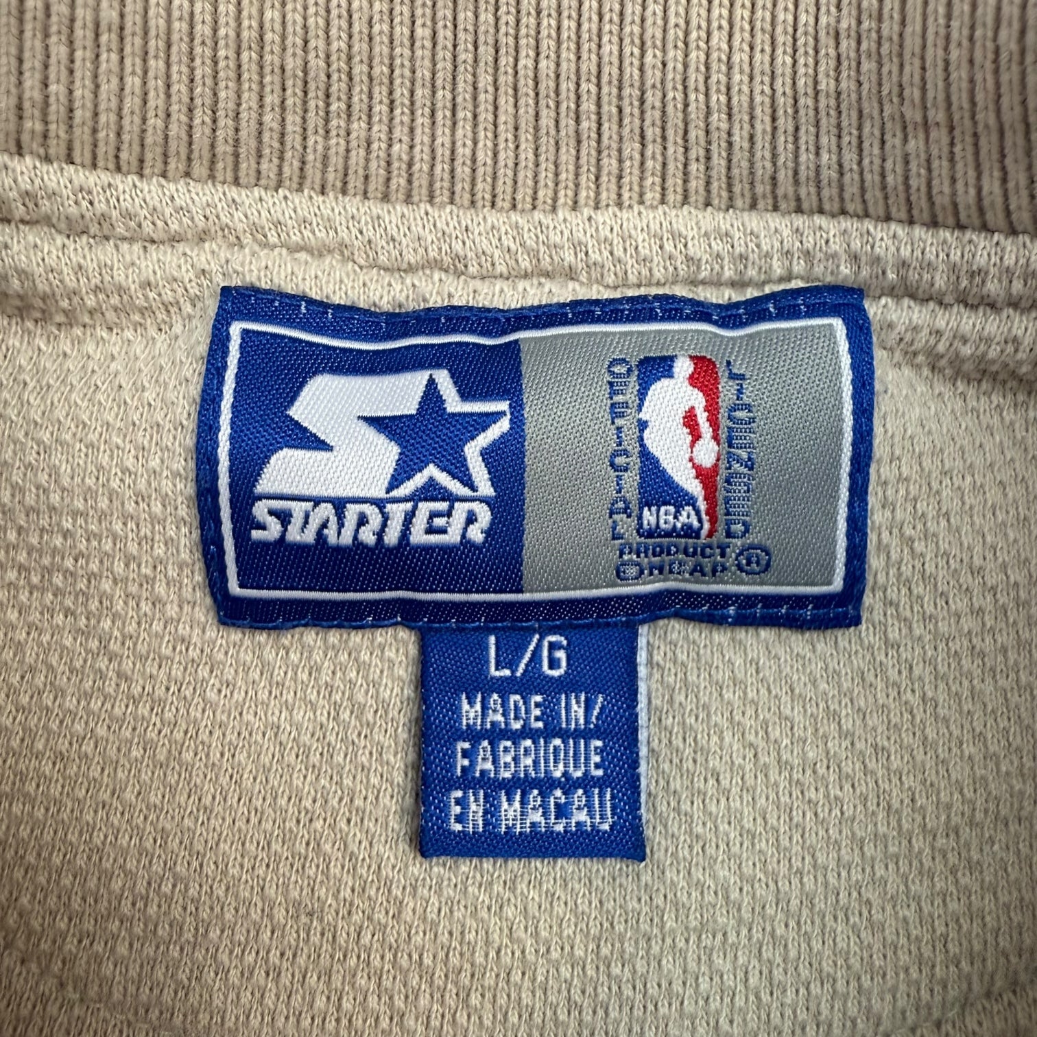 Vintage Starter Los Angeles Lakers Crewneck Black/Biege