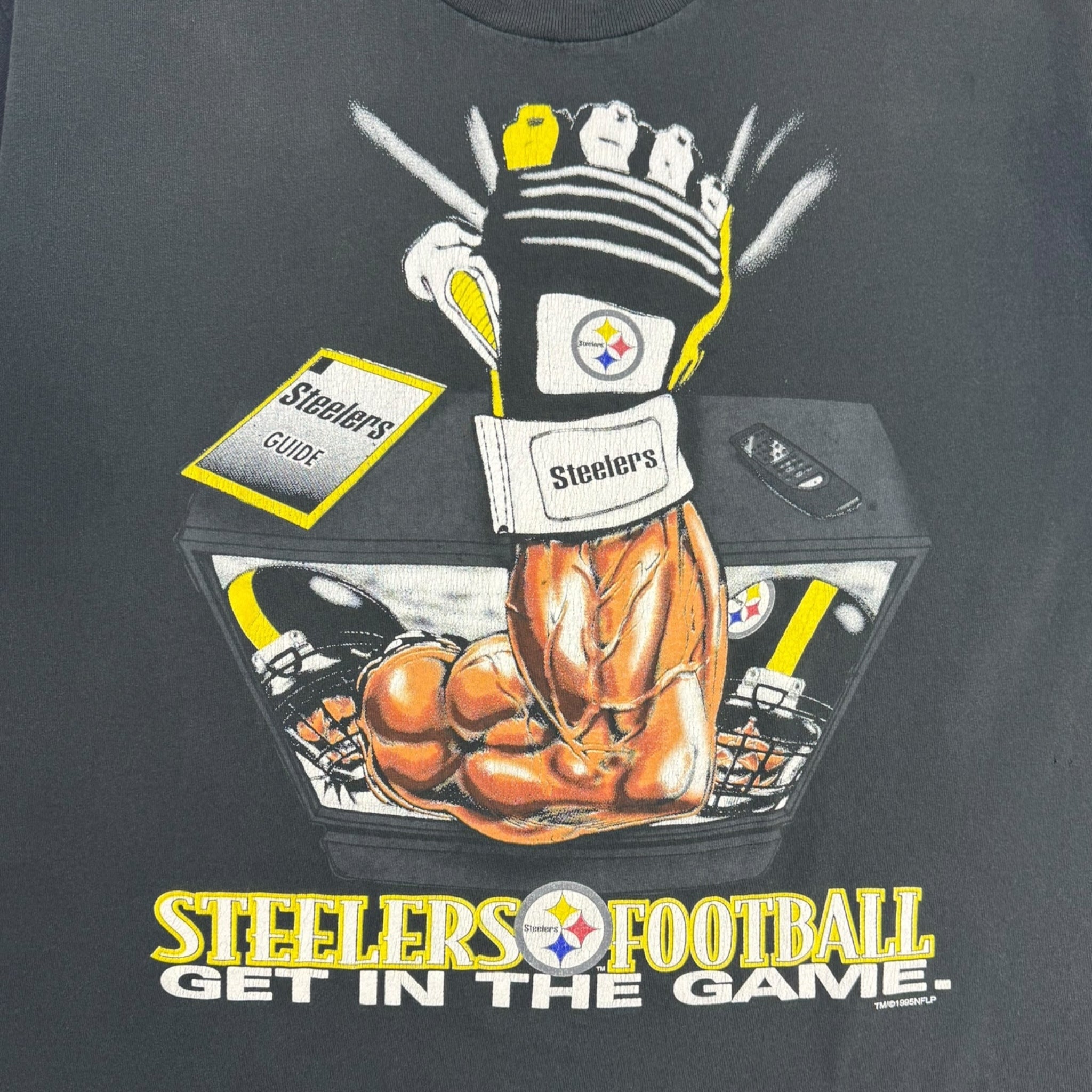 1995 Pittsburg Steelers "Get In The Game" NFL T-Shirt
