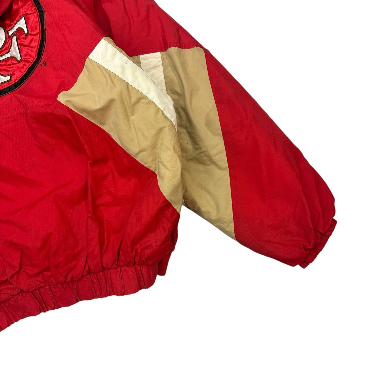 Vintage Starter San Francisco 49ers Pull Over Jacket Red