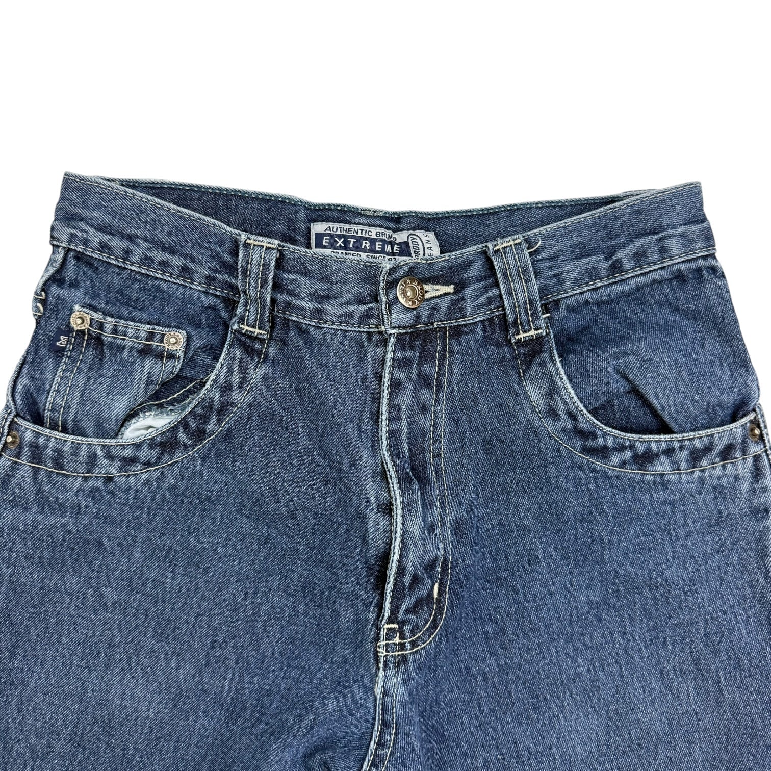 Vintage Brody Wide Leg Denim Pants Dark Wash