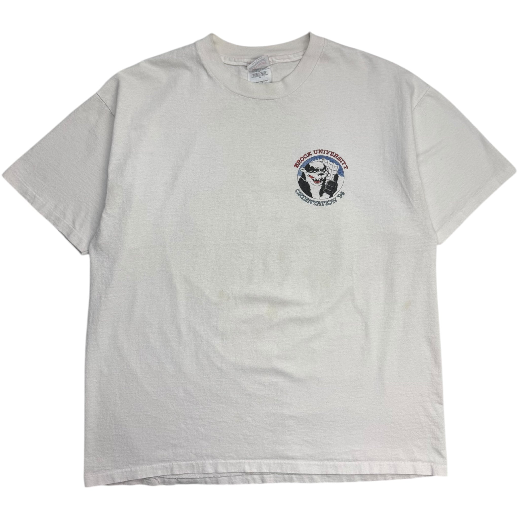 Vintage Brock University Protecting Student Wildlife T-Shirt