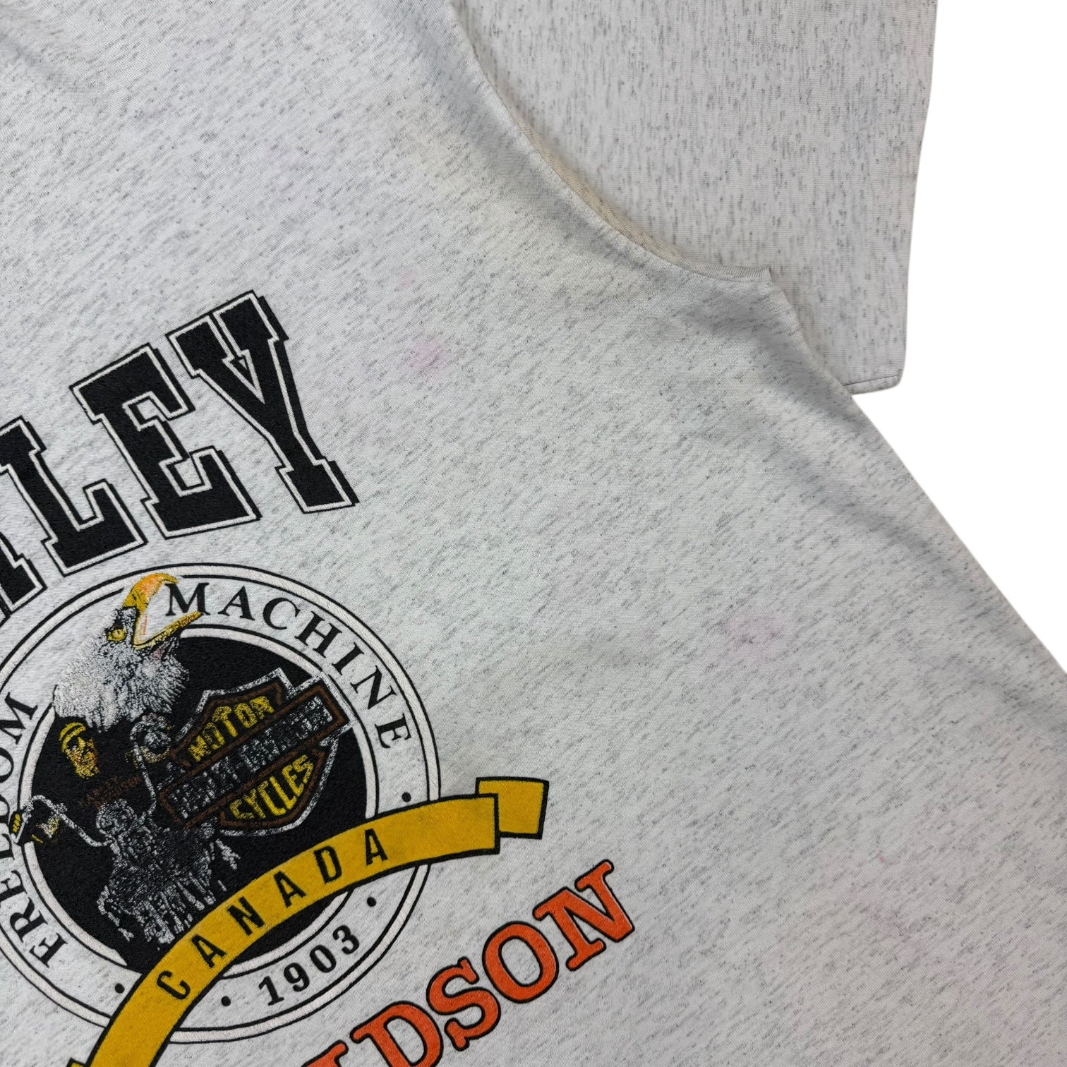 Vintage Harley Davidson Canada Tee Grey