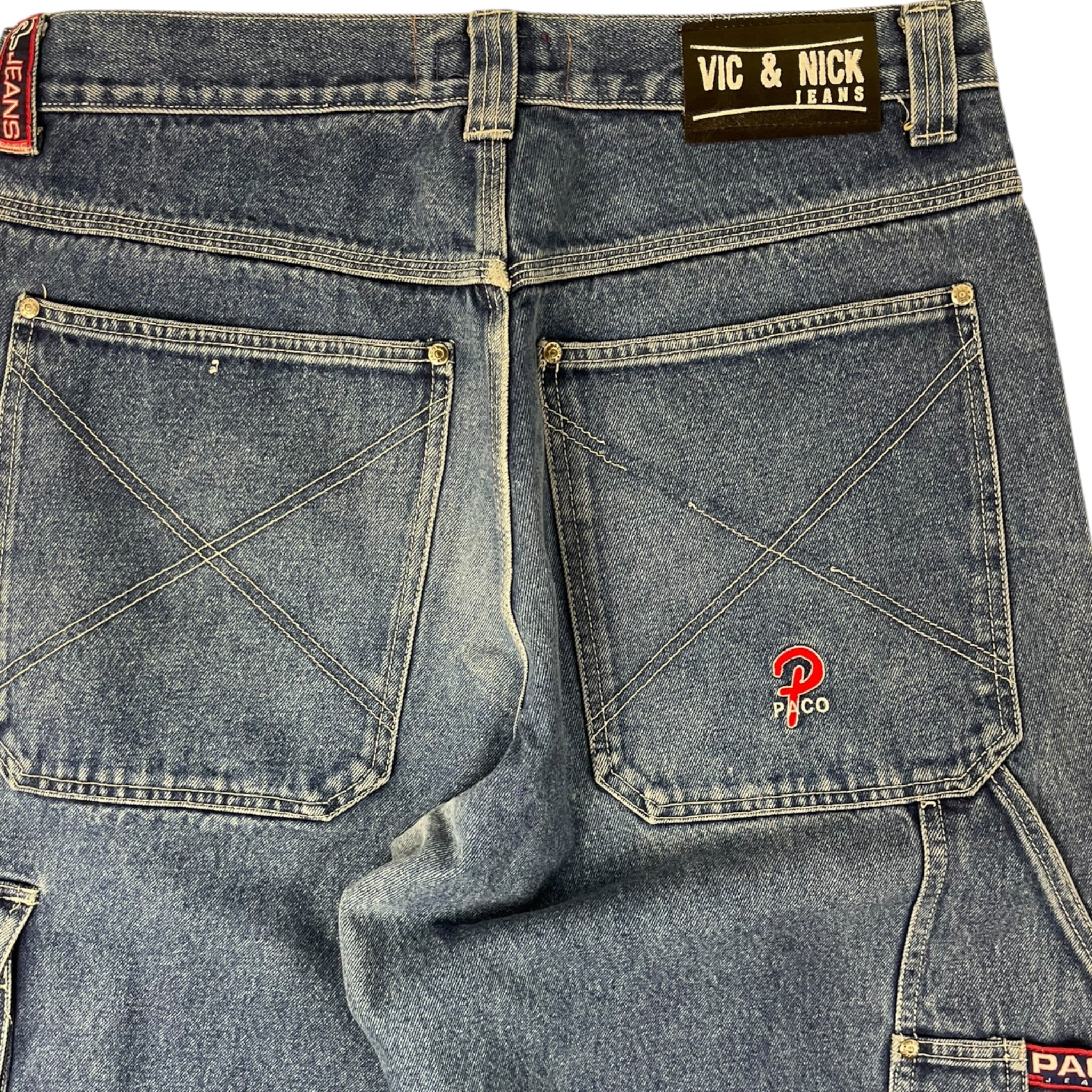 Vintage Paco Jeans Baggy Embroidered Denim