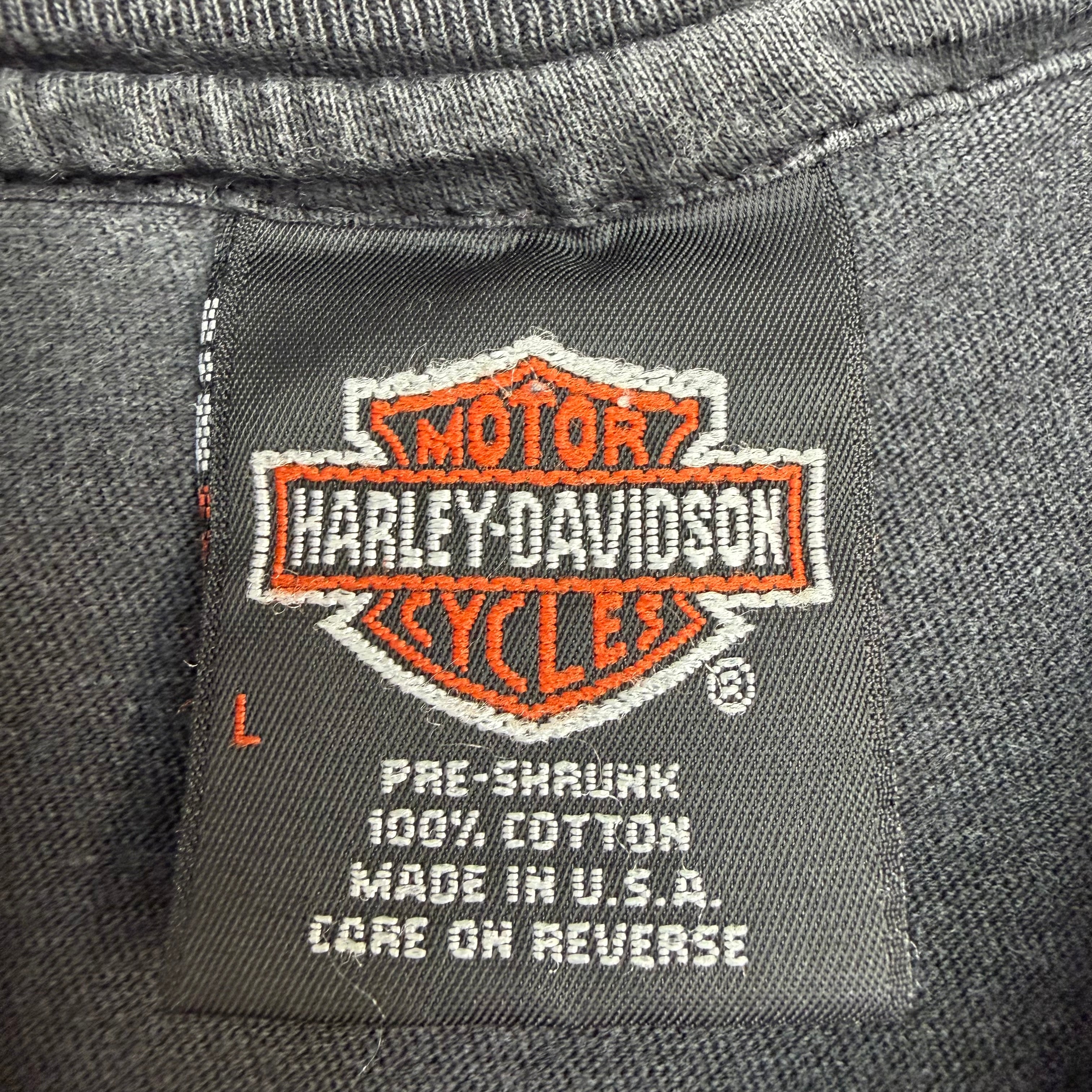 1987 Harley Davidson “Live To Ride” Tee Faded Black