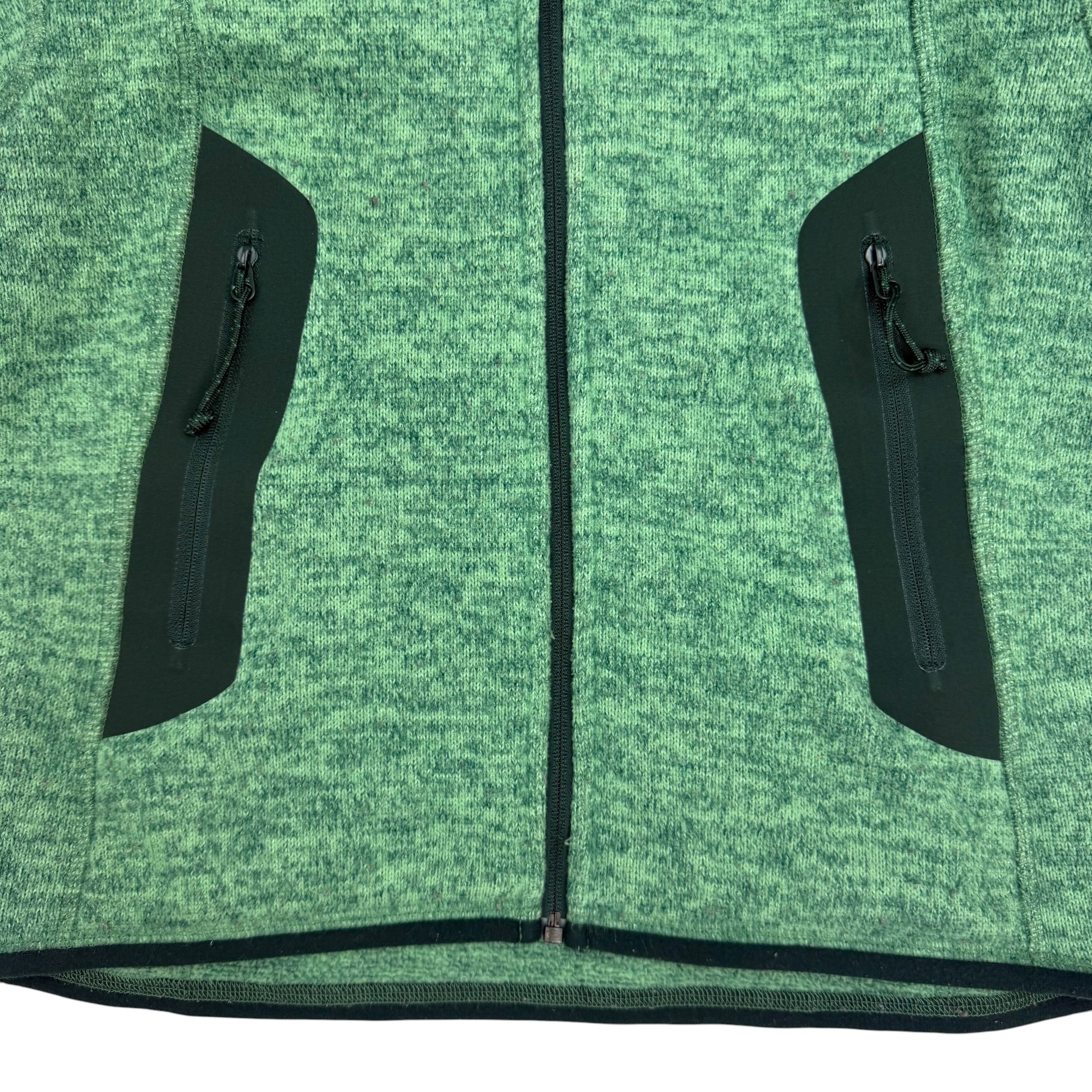 (W) Arcteryx Fleece Zip Up Jacket Green