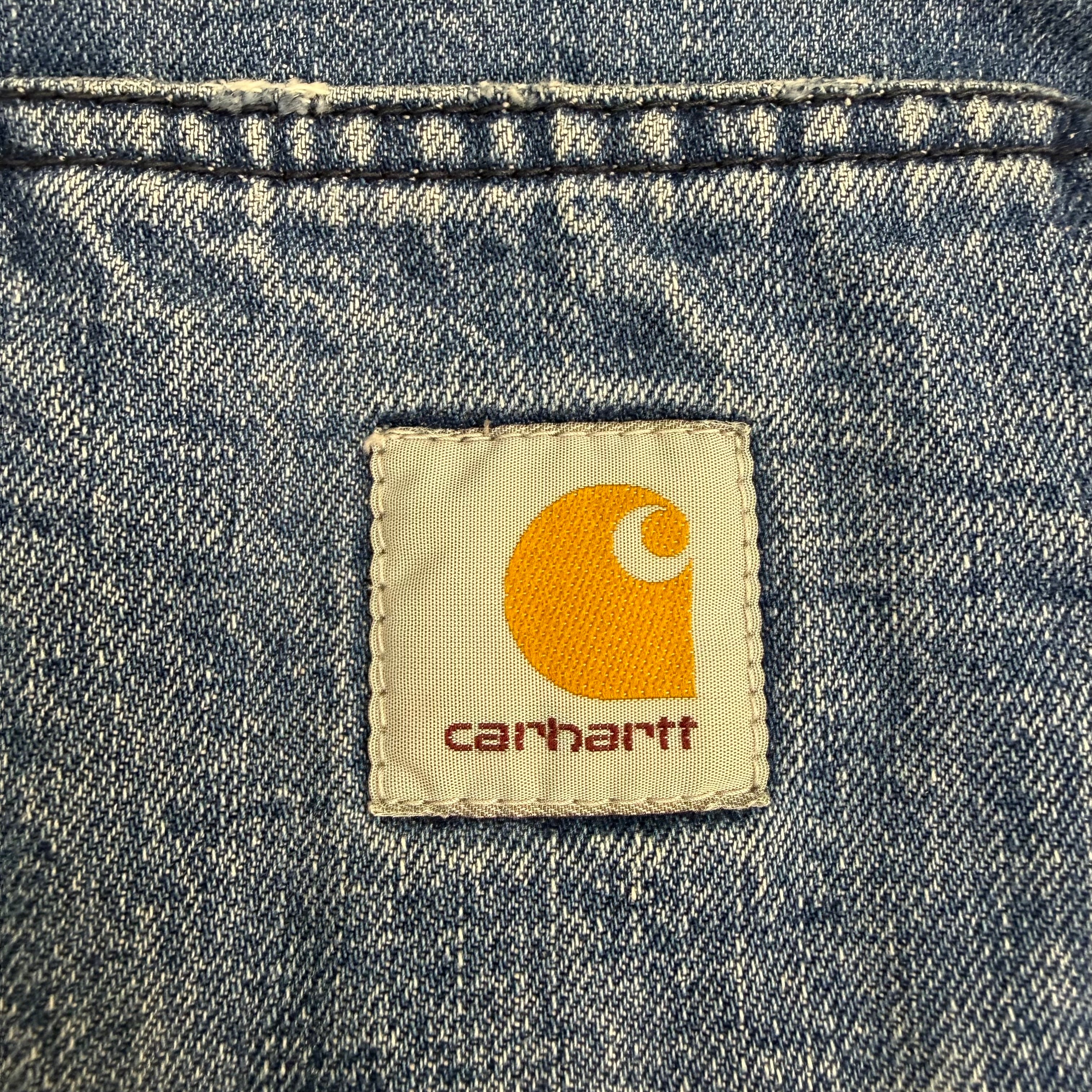 Carhartt WIP Phoenix Fleece Lined Coat Stoned Washed Blue