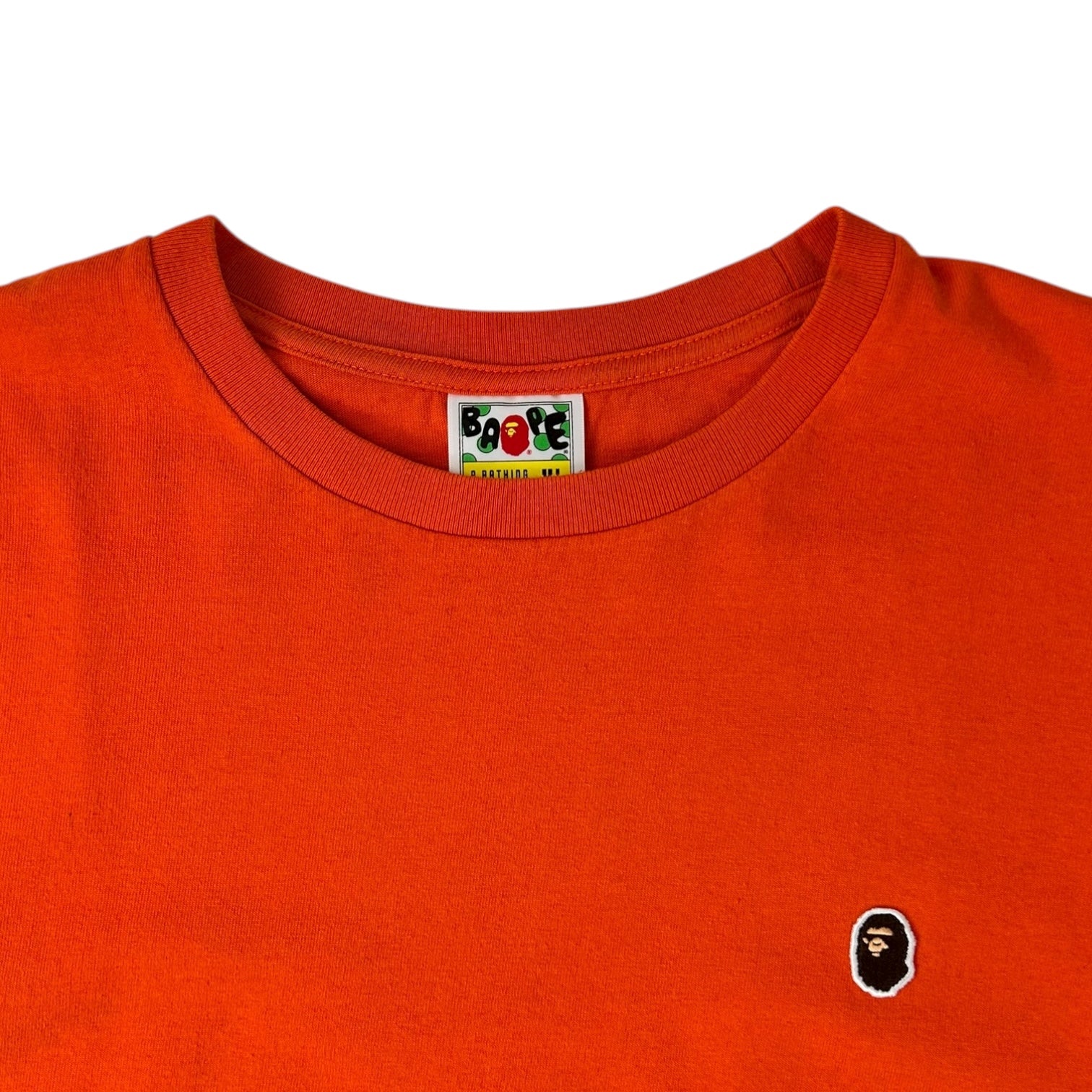 BAPE Ape Head One Point T-Shirt Orange