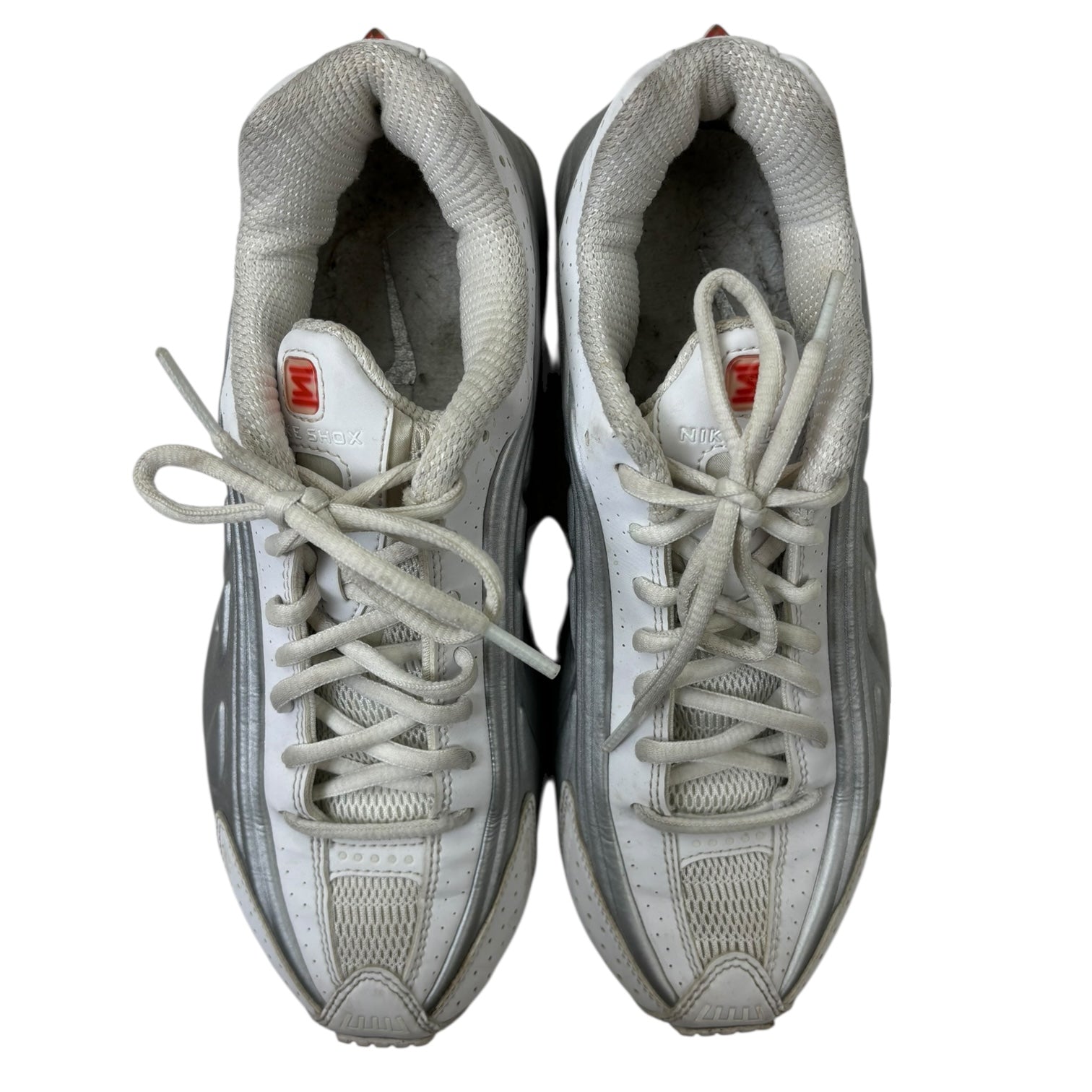 Nike Shox R4 White Metallic Silver (W) (Used)
