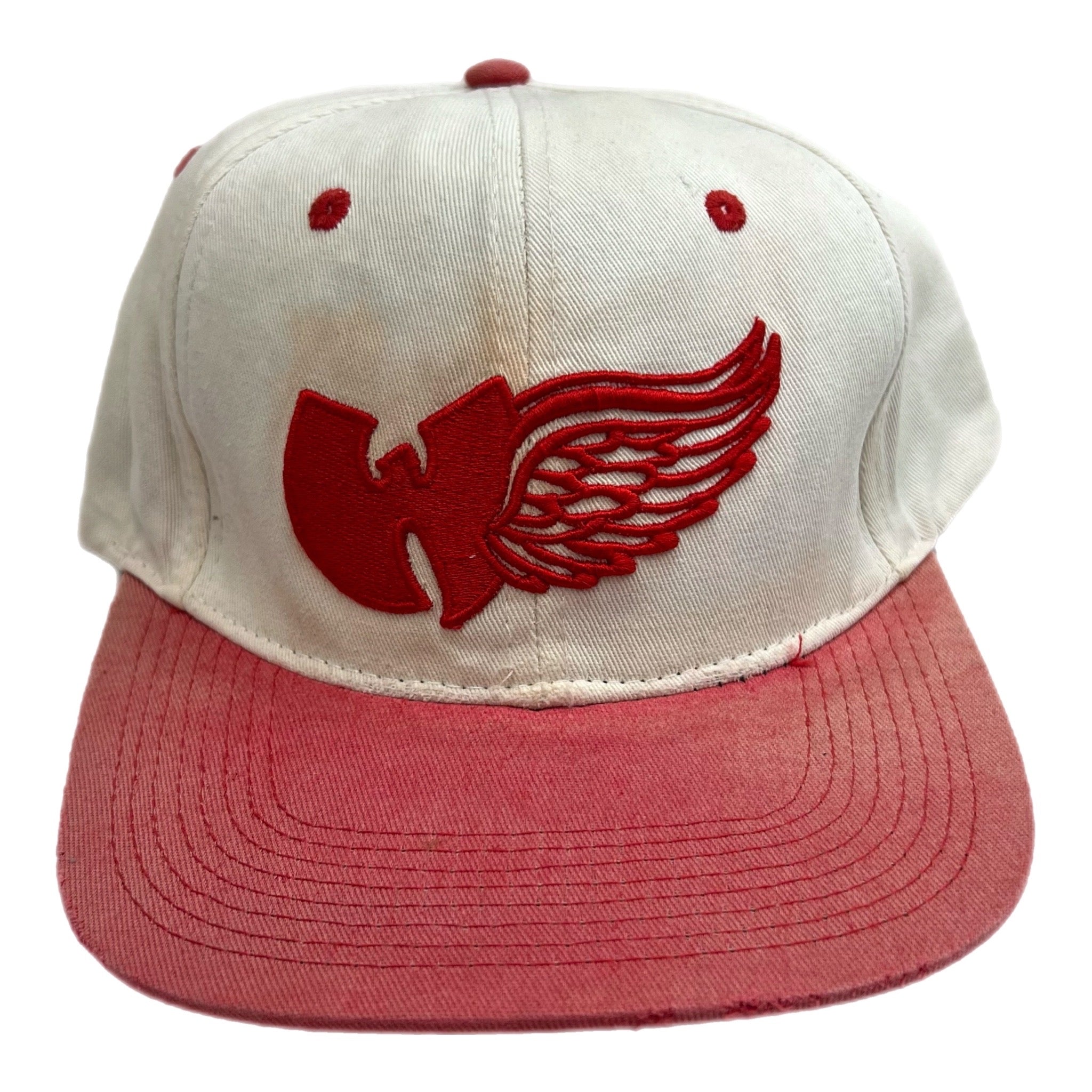 Vintage Wu-Tang Brand Limited Detroit Red Wings Hat Red/White