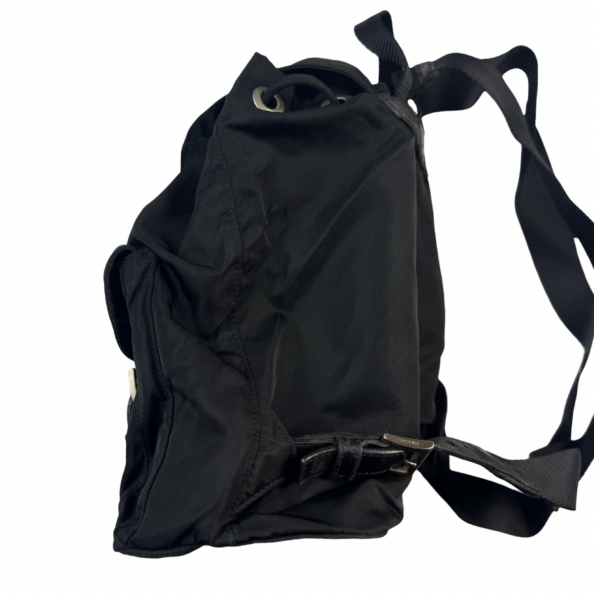 Prada Tessuto Nylon Saffiano Backpack Bag