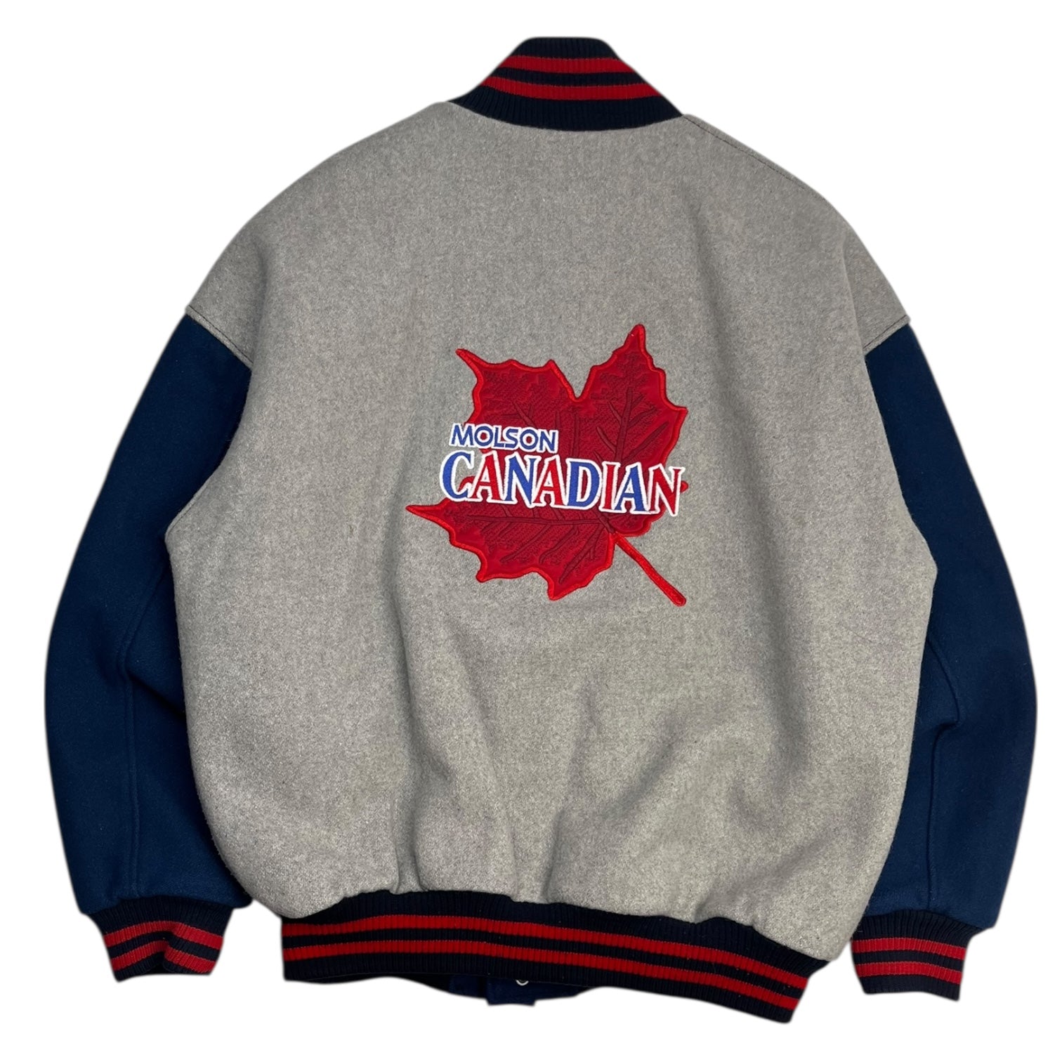 Vintage Molson Canadian “Puck Drops…” Wool Jacket