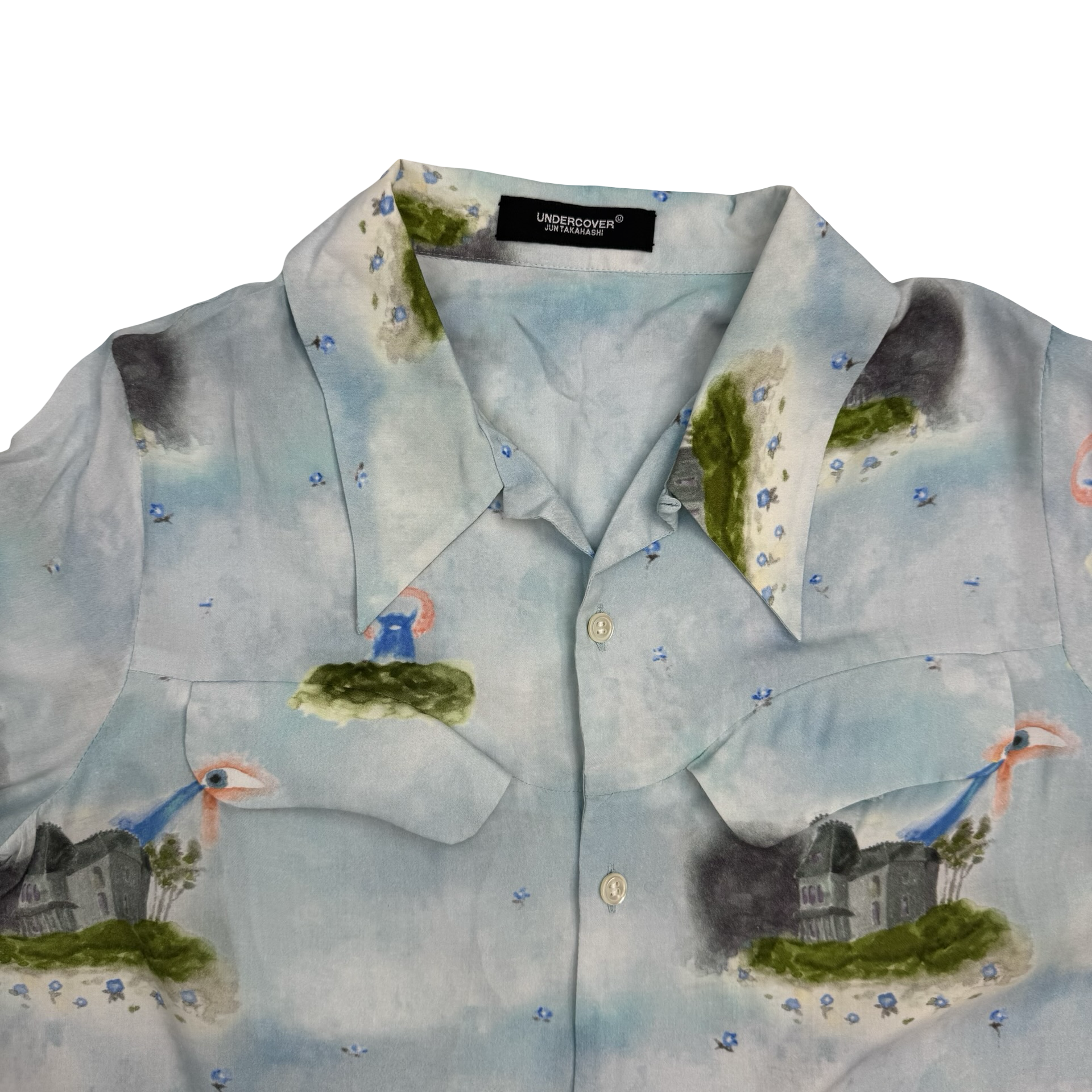 Junya Watanabe Undercover Button Up Shirt Blue