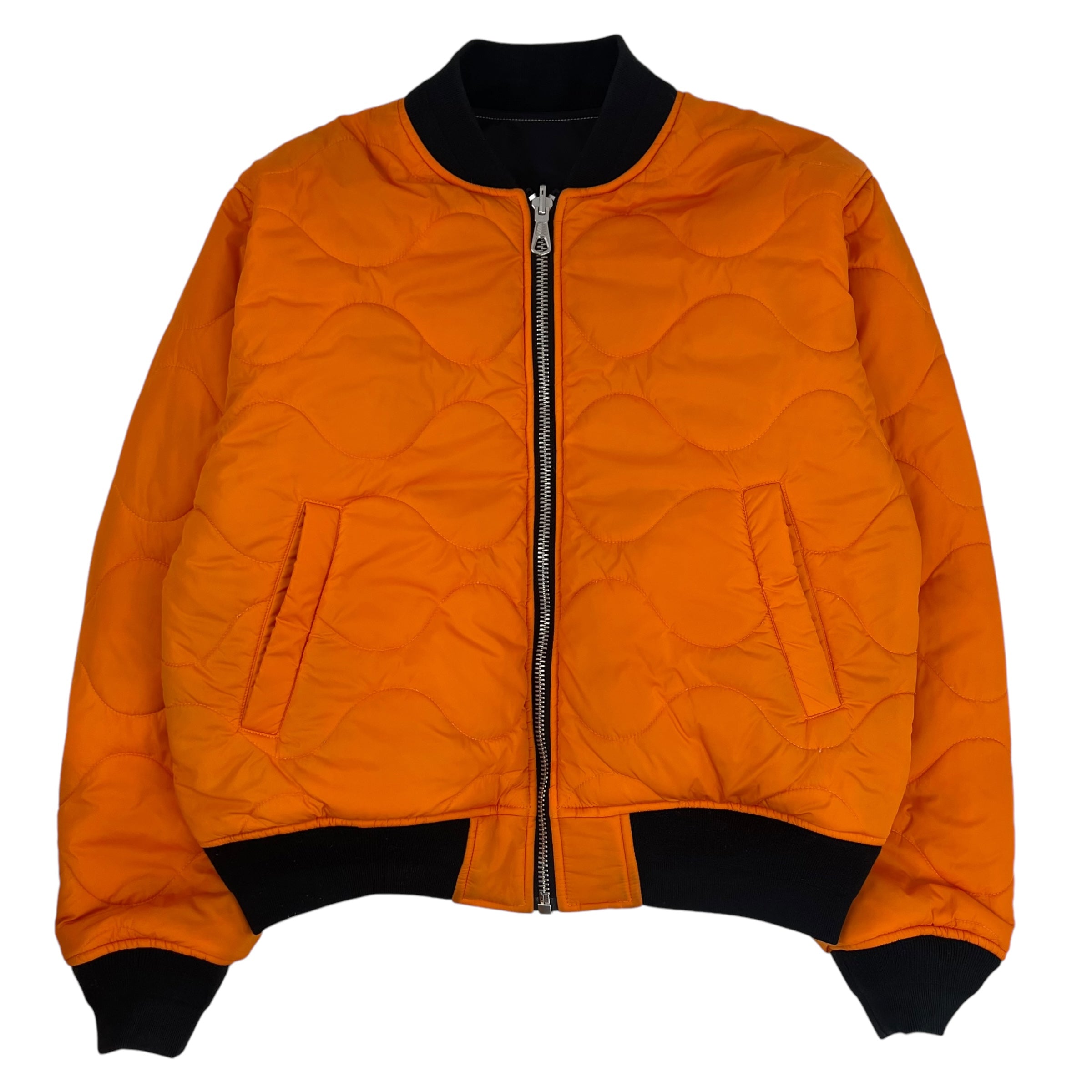 Stussy Built Reversible Bomber Jacket Black/Orange