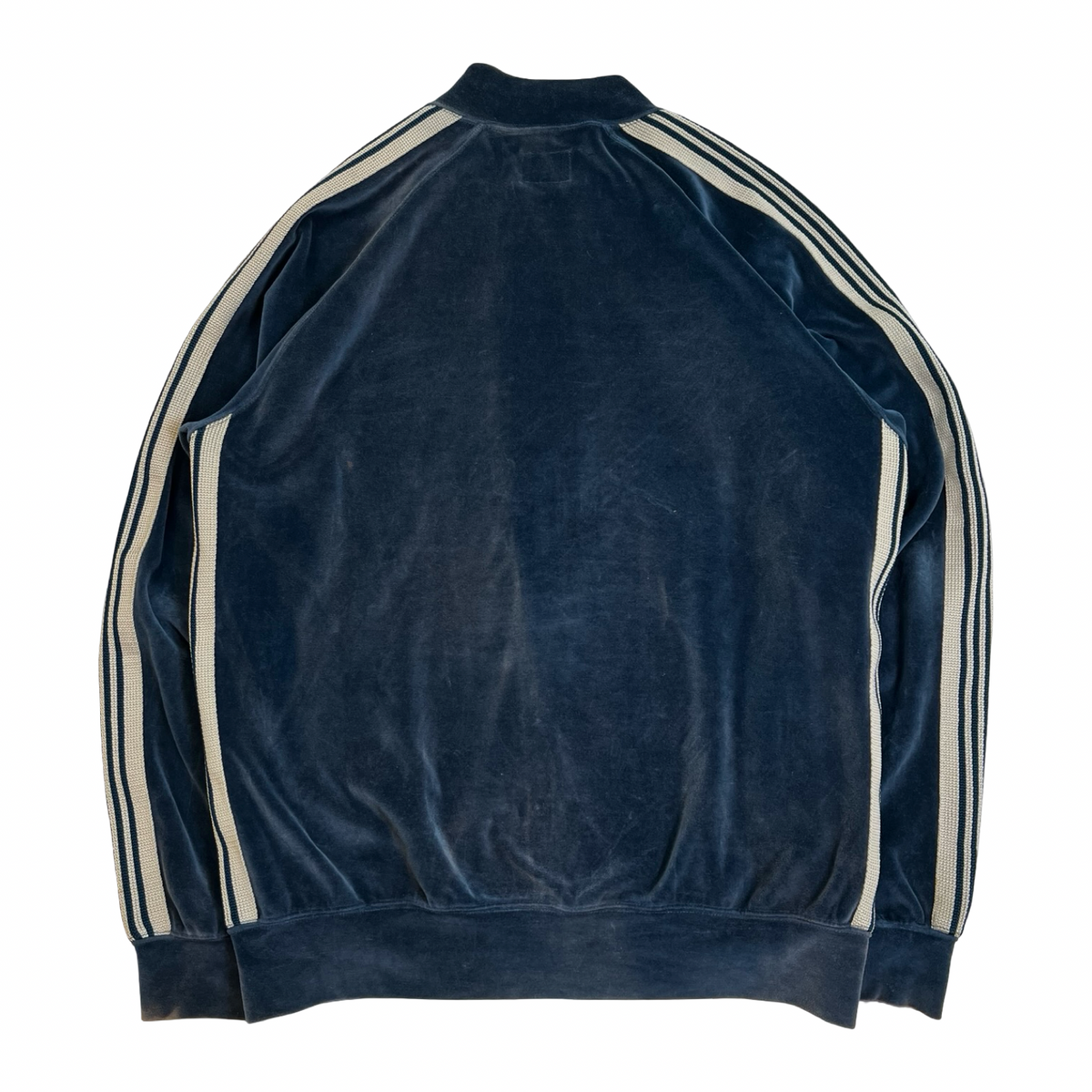 Needles Rib Collar Track Jacket Navy Velour