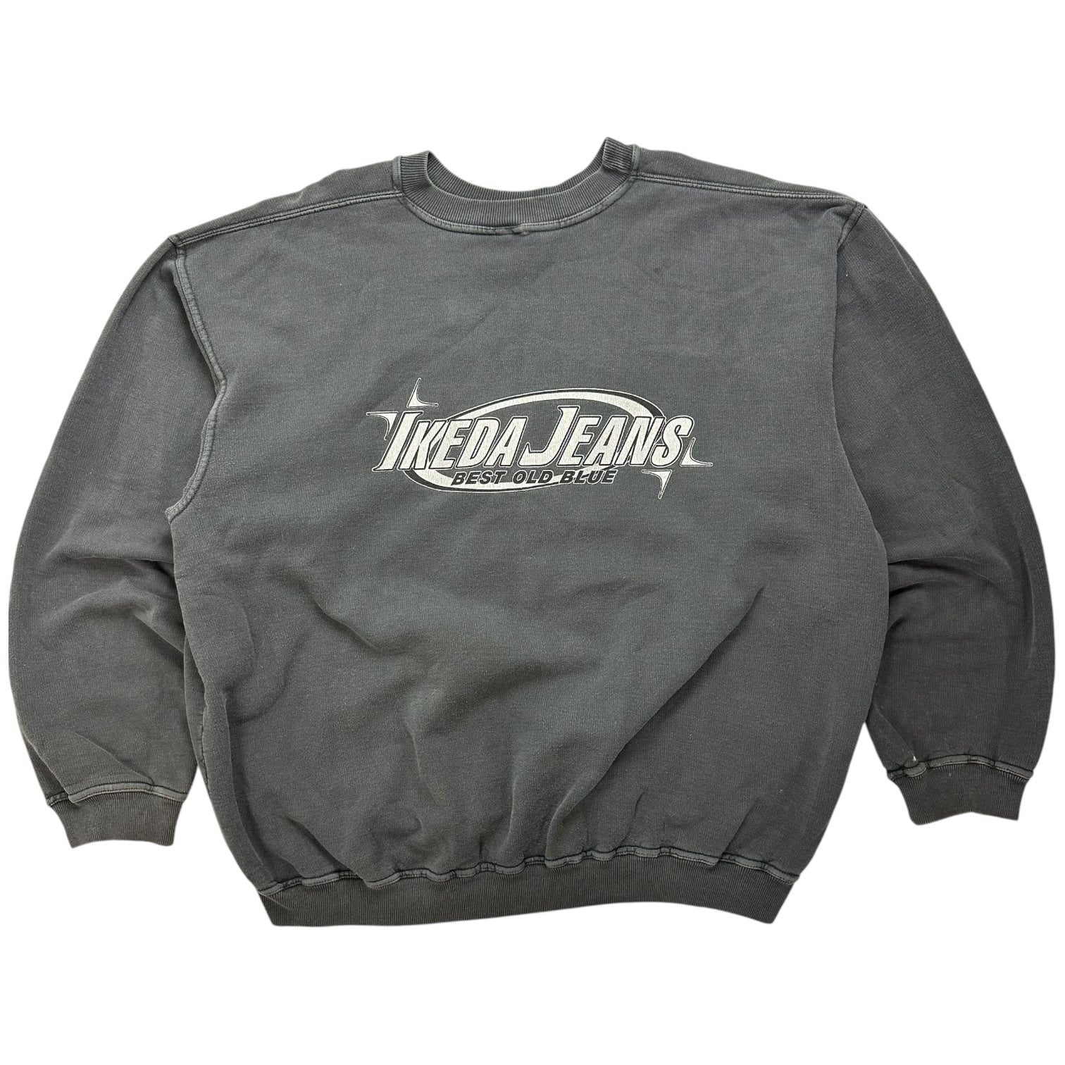 Vintage Ikeda Jeans ‘Best Old Blue’ Crewneck Faded Black