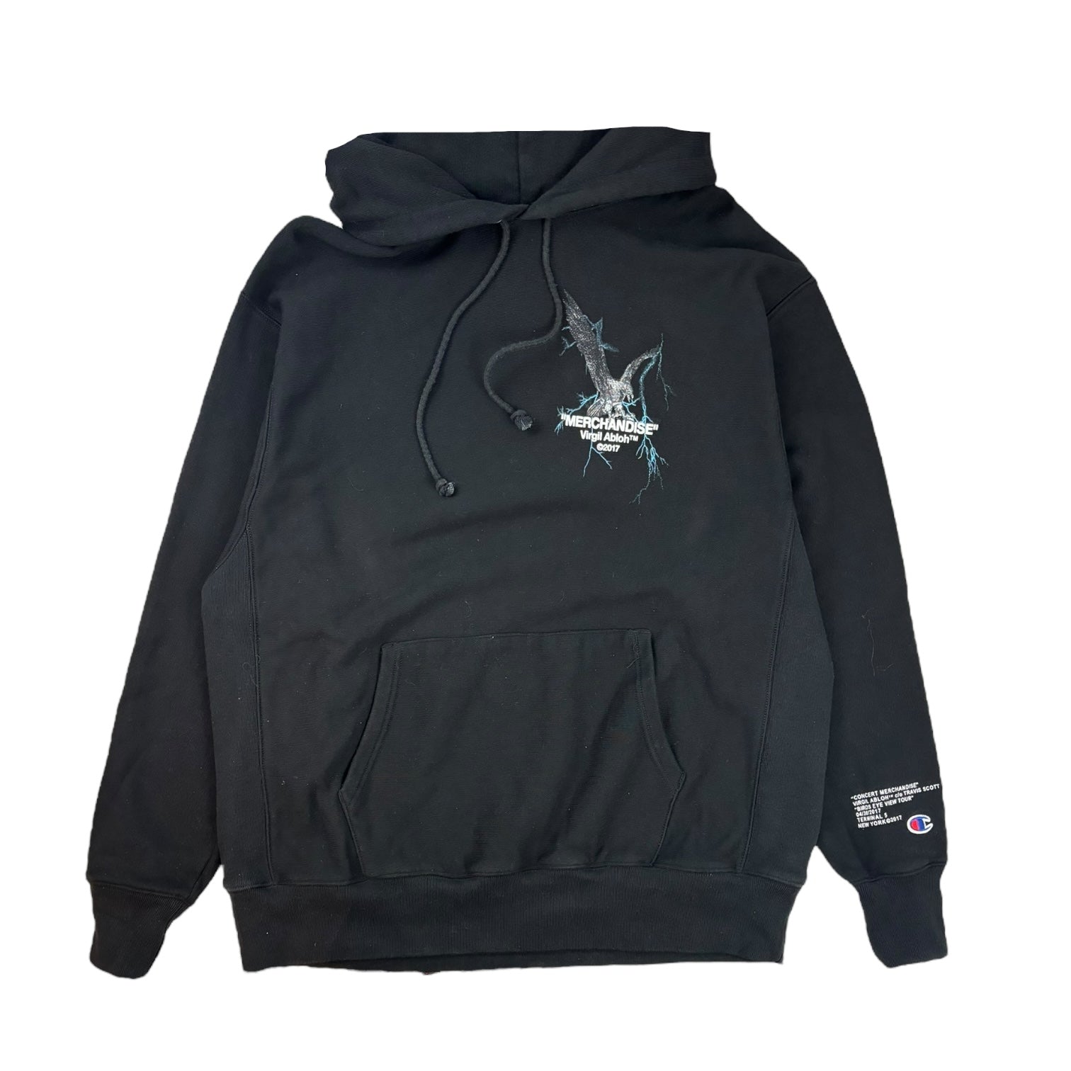 2017 Virgil Abloh x Travis Scott “Merchandise” Hoodie Black