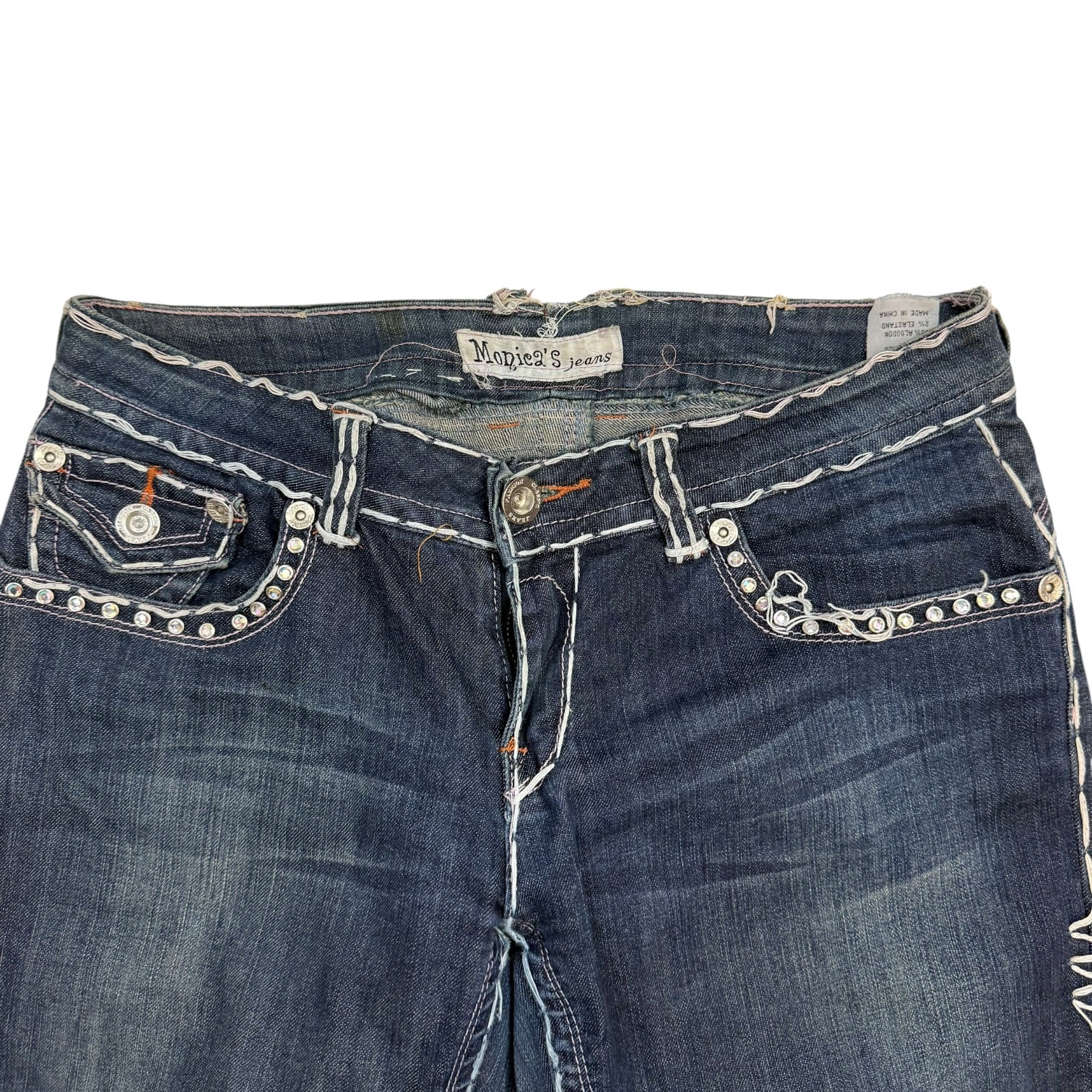 (W) Vintage Monica’s Jeans Denim Pants Dark Wash