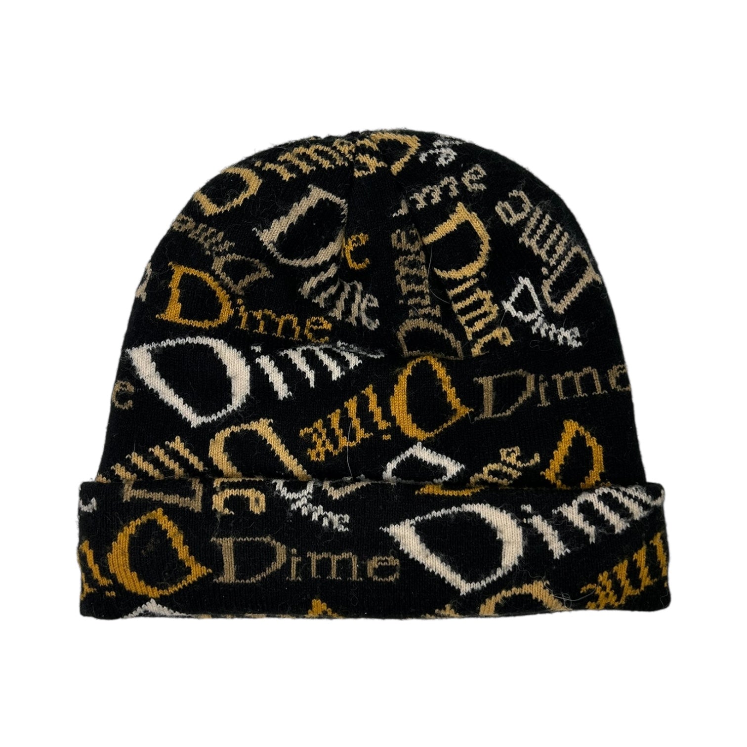 Dime Haha Beanie Black/Gold
