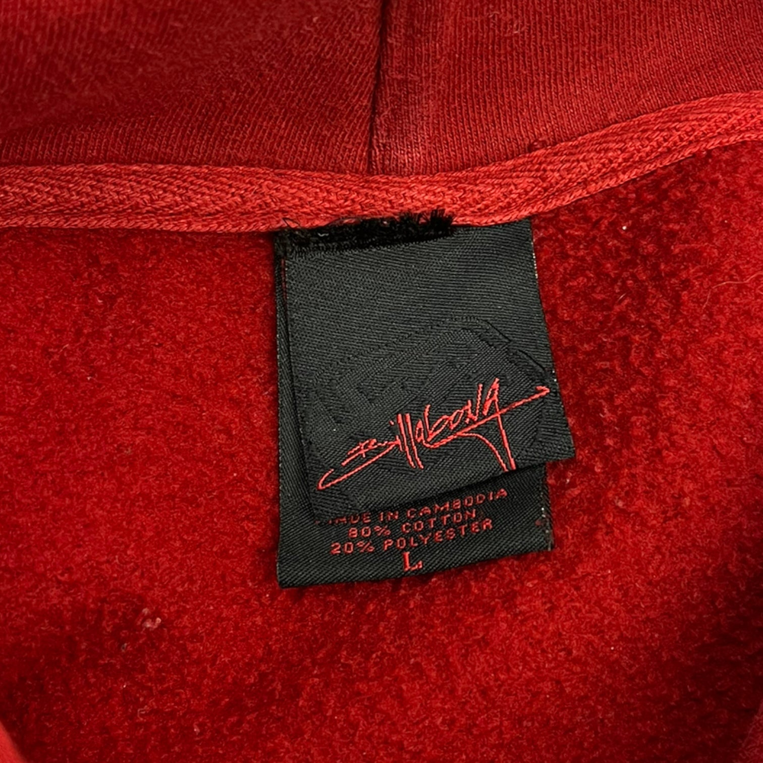 Y2K Billabong Spellout Hoodie Red