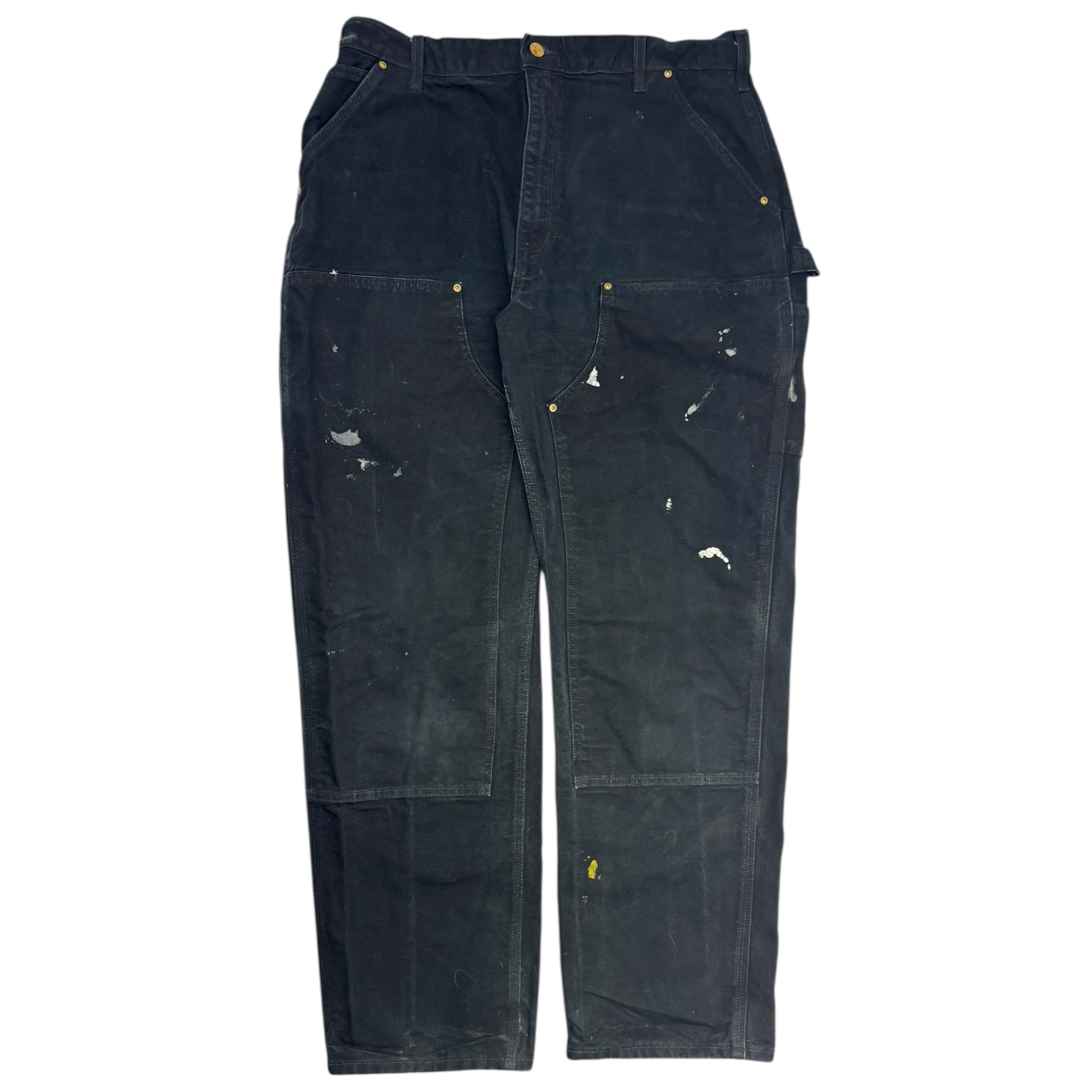 Carhartt Double Knee Work Pants Black Painters