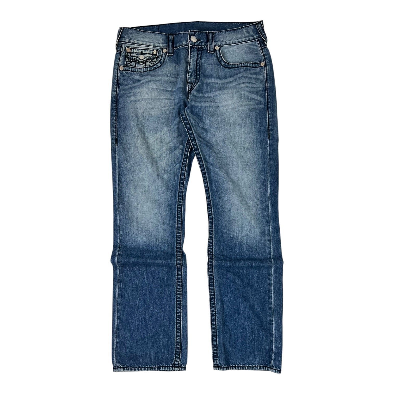 Vintage True Religion Ricky Straight Denim Jeans