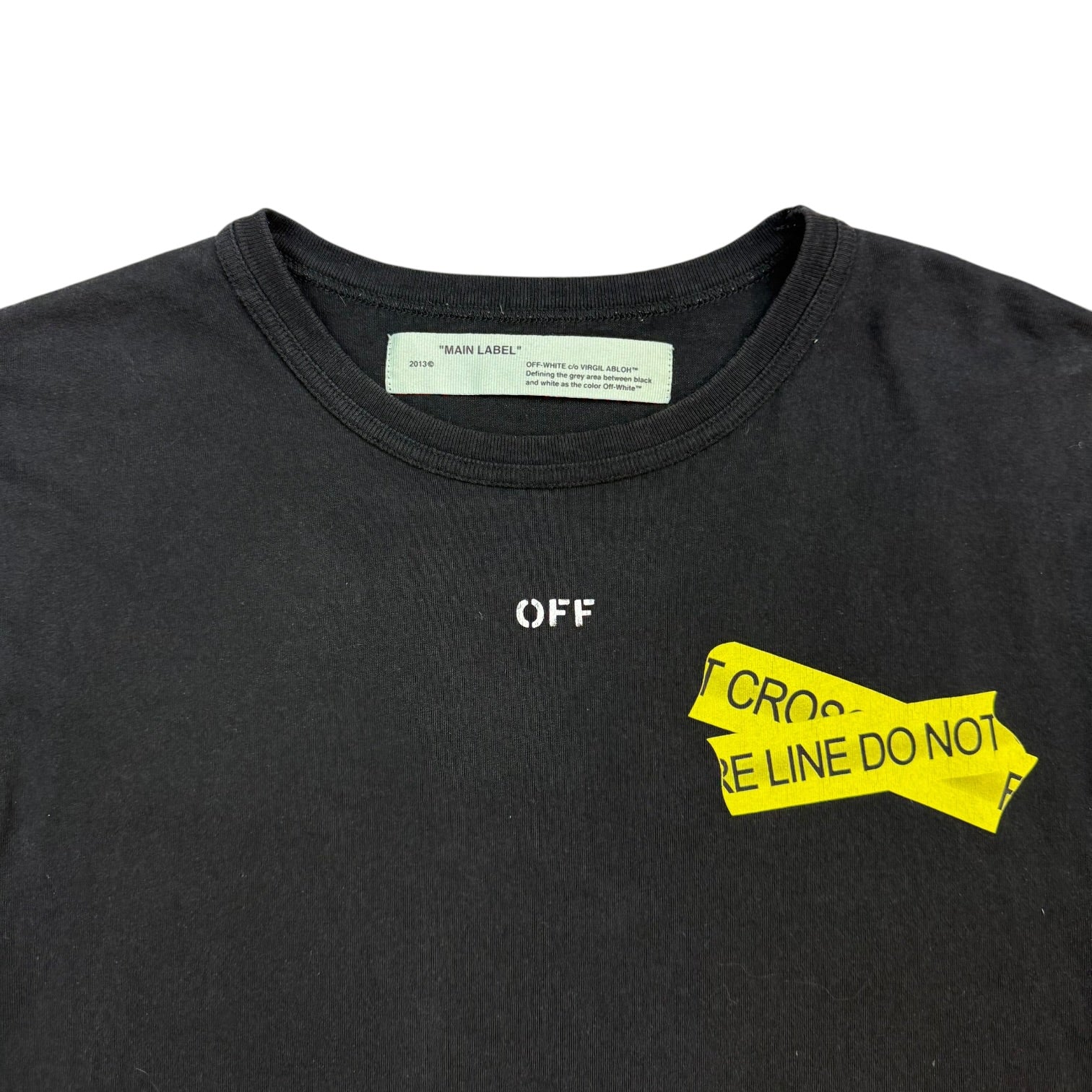 Off-White Firetape Tee Black
