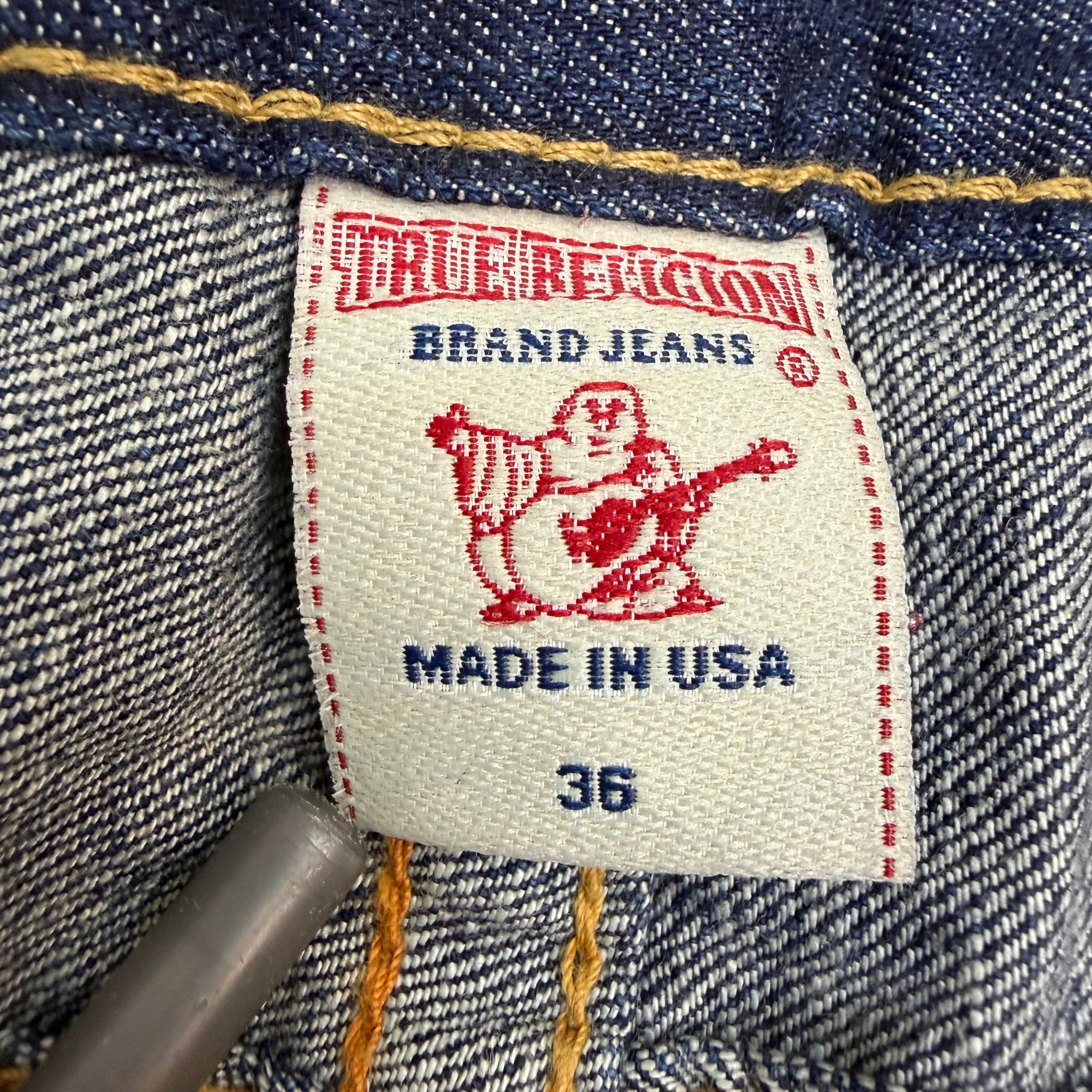Vintage True Religion Denim Shorts Indigo