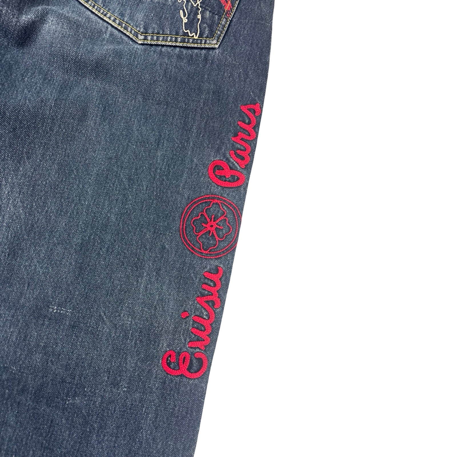 Y2K Evisu Genes Paris Edition Jeans Dark Wash