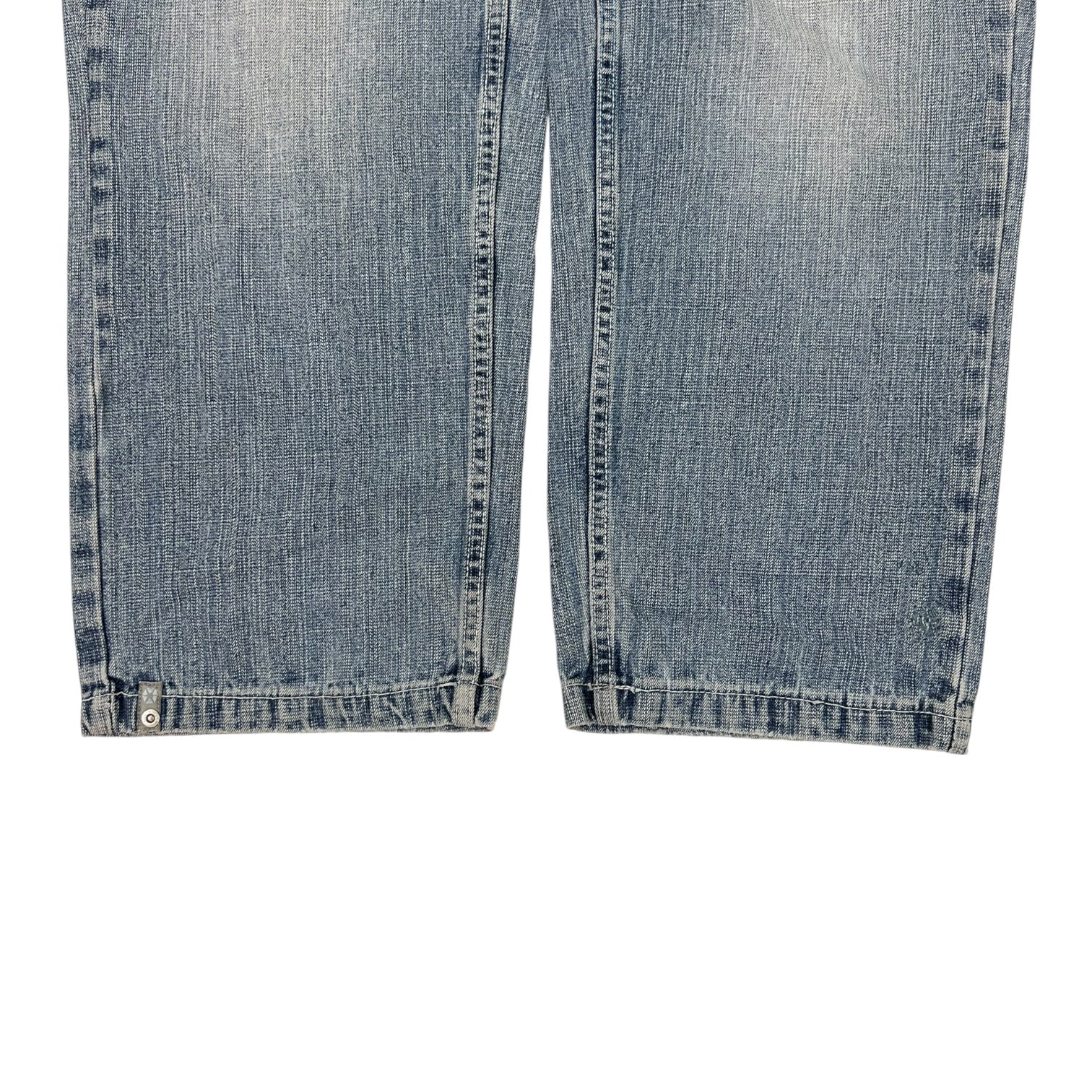 W) Vintage Y2K Southpole Crown Baggy Denim Pant Medium Wash