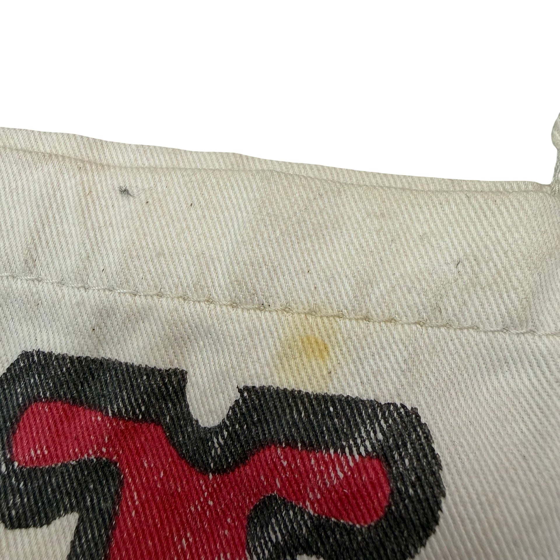 Kapital Red Kountry Factory Printed Cotton-Twill Tote Bag Red