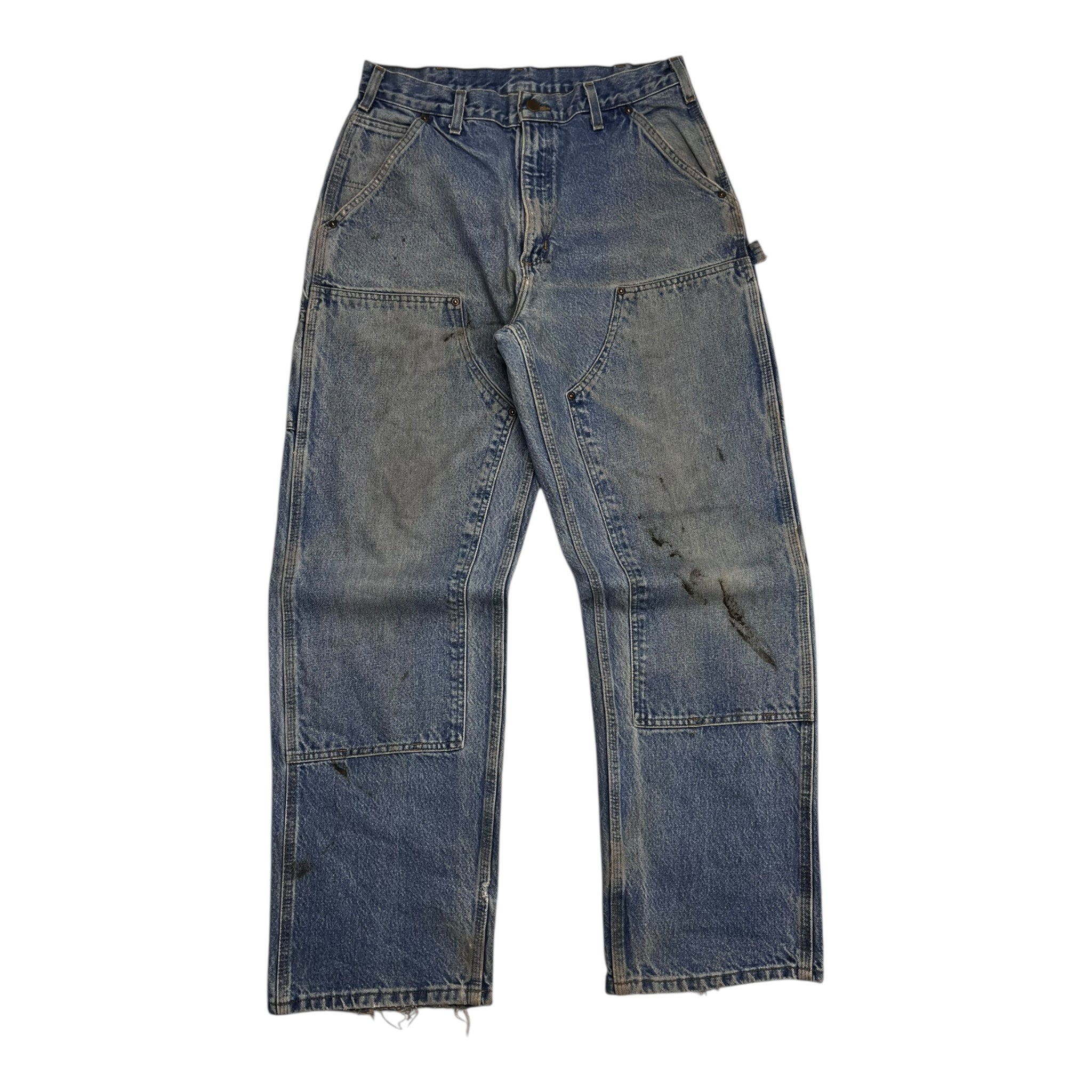 Carhartt Double Knee Work Denim Worn