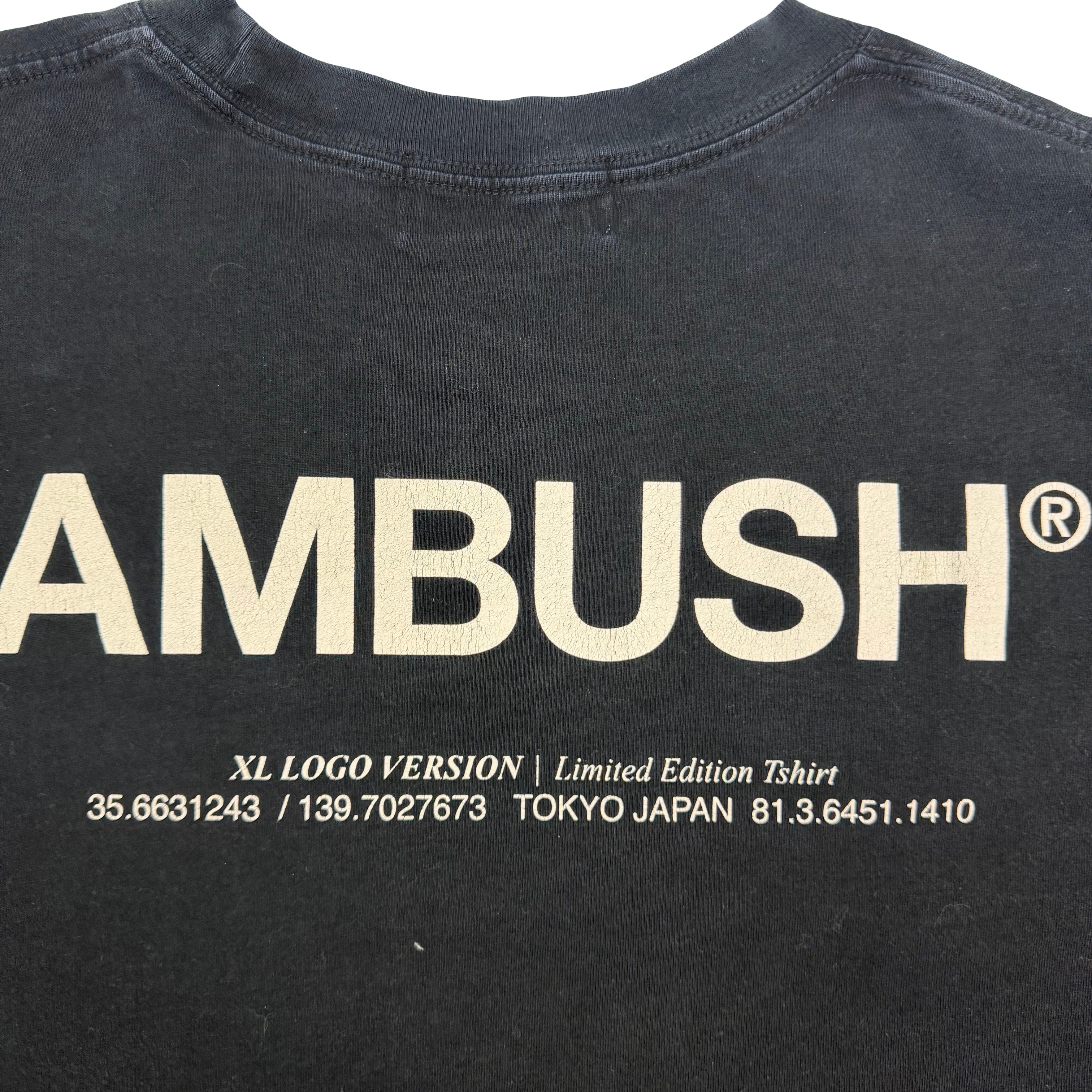 Ambush Black XL Logo Longsleeve Shirt Black