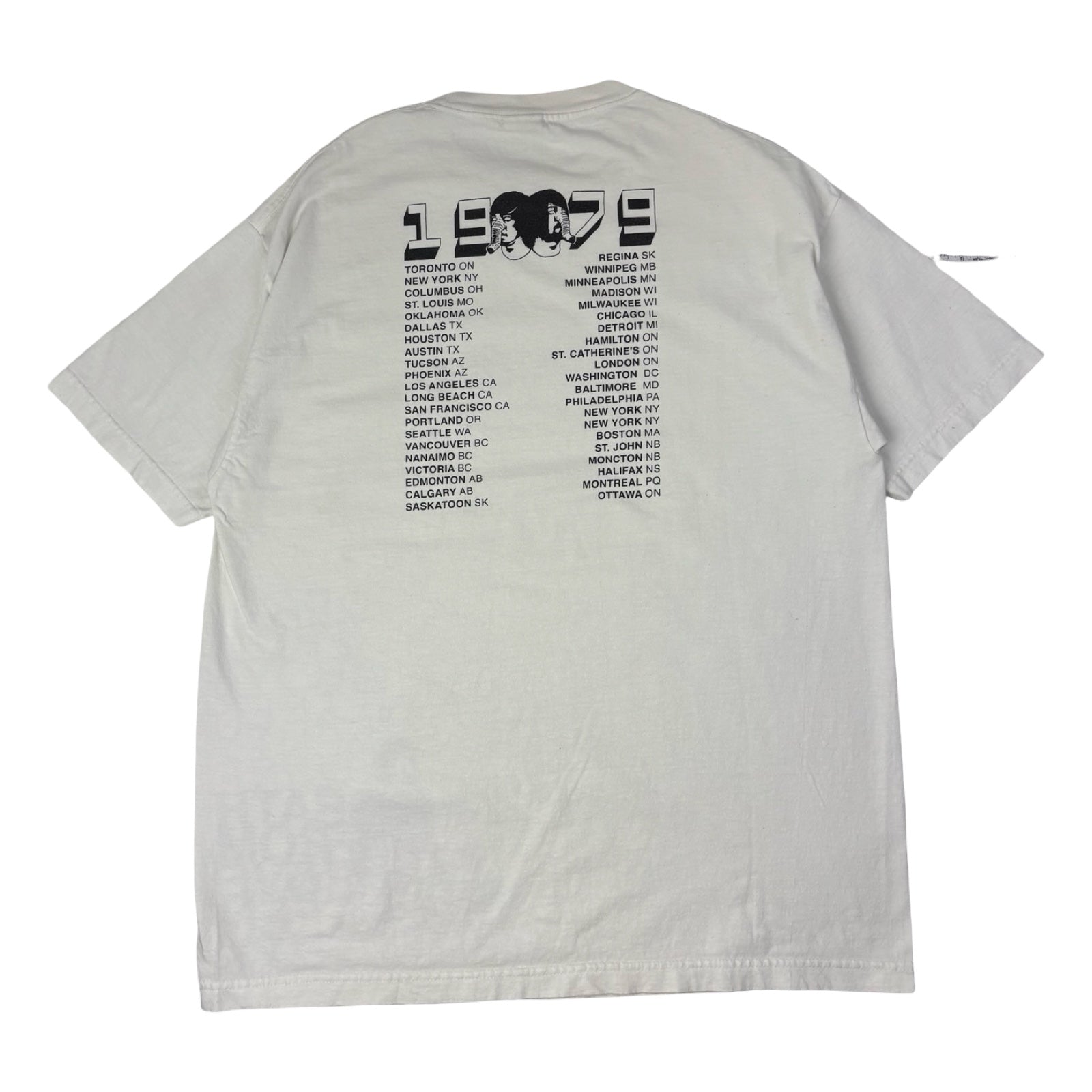 2005 Death From Above 1979 Tour T-Shirt White