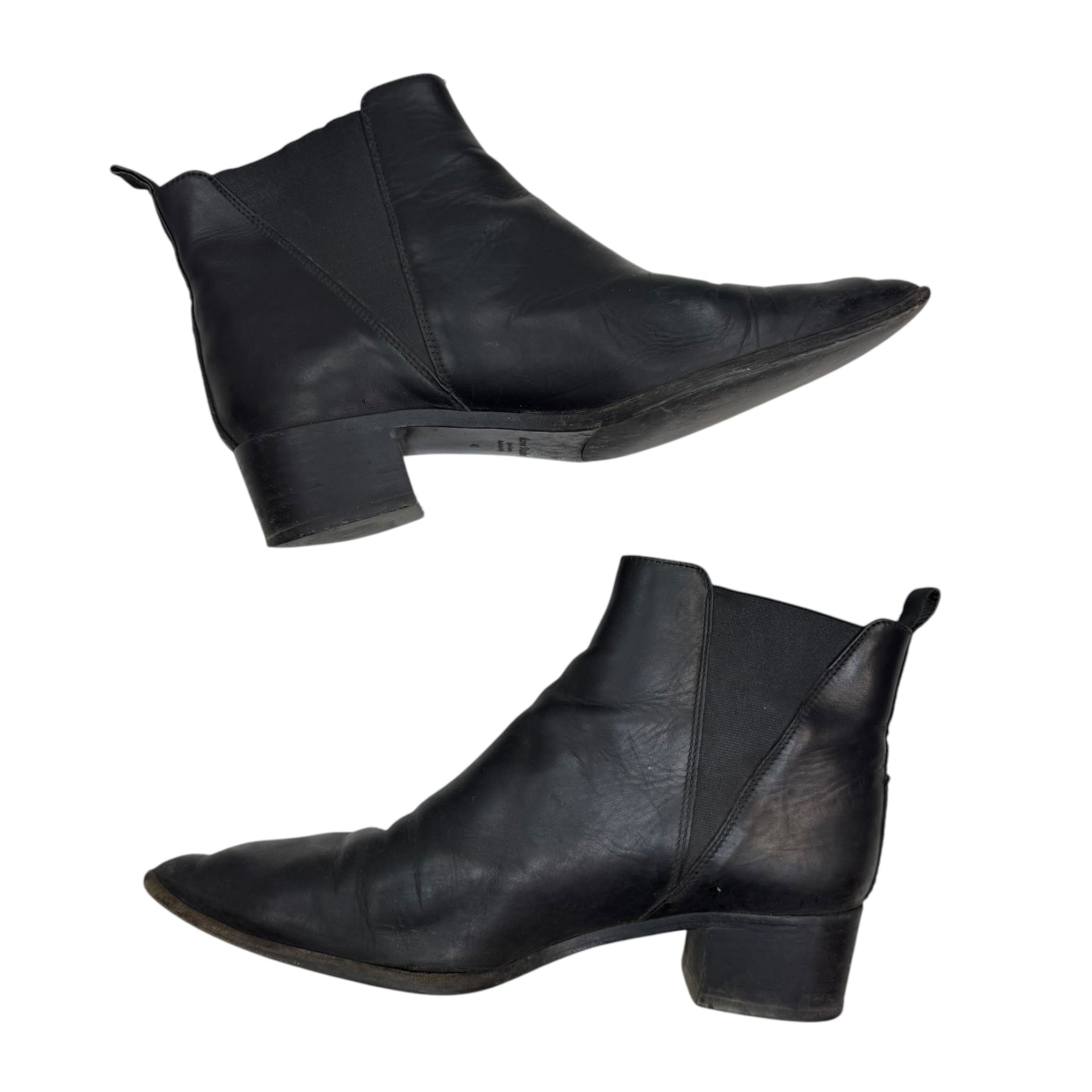 (W) Acne Studios Leather Jensen Boots Black (Used)