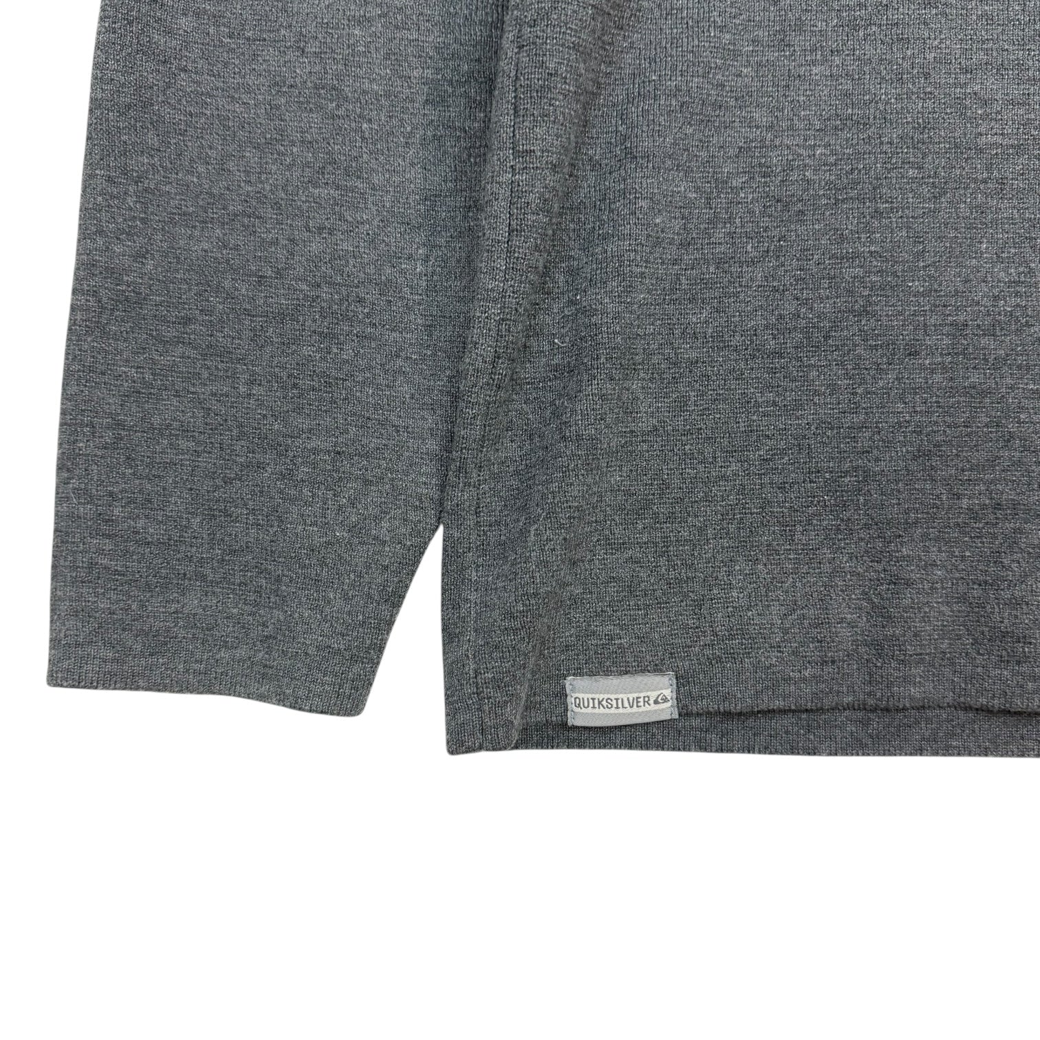 Vintage Quicksilver V Neck Sweater Grey