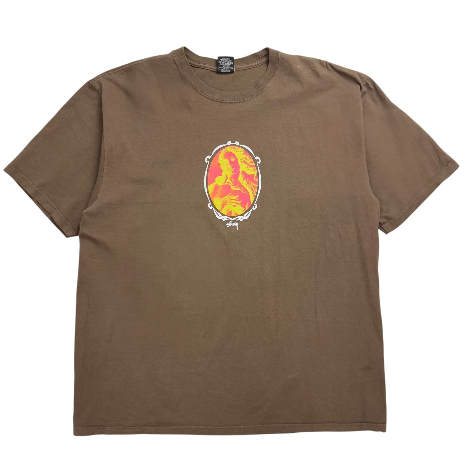 Stussy Venus Oval Pigment Dyed Tee Brown