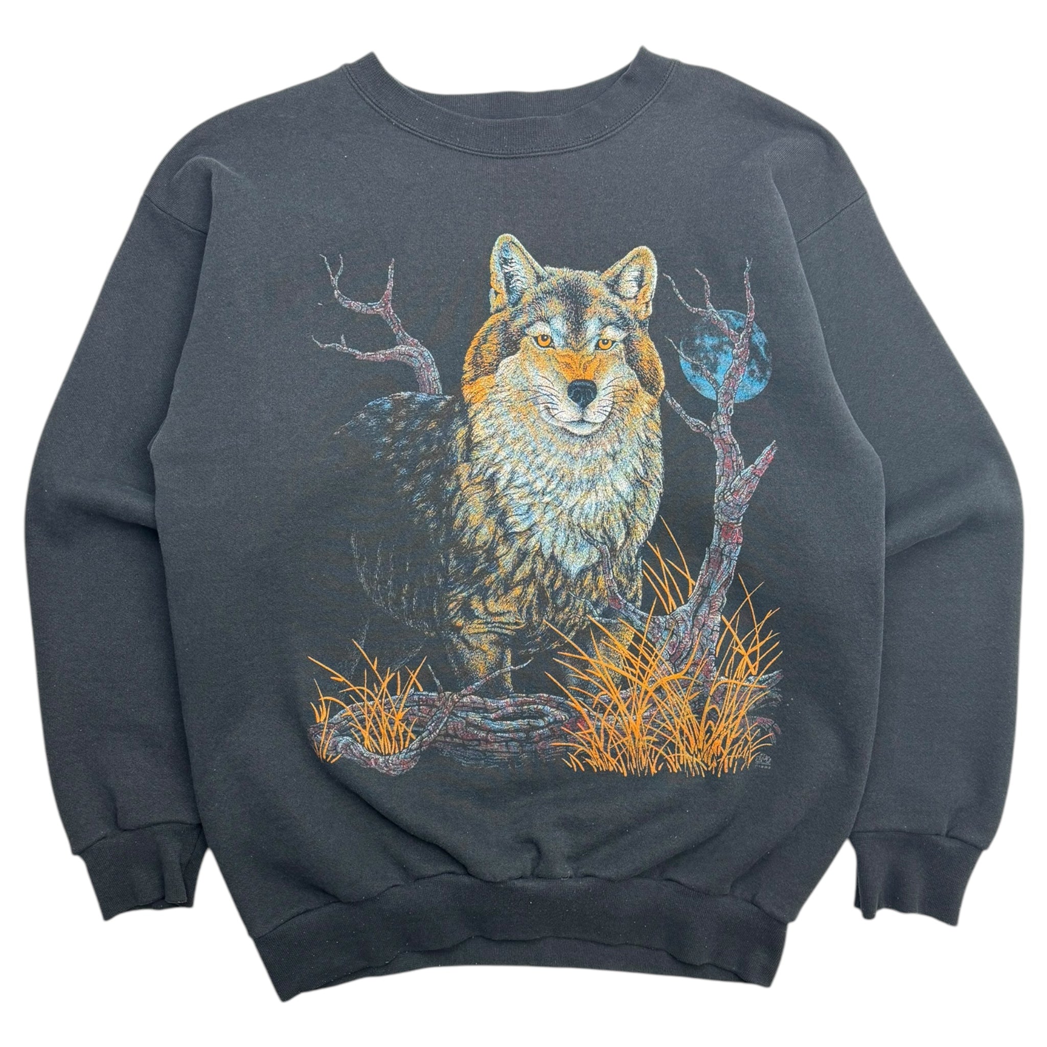 1993 Wolf Big Print Crewneck