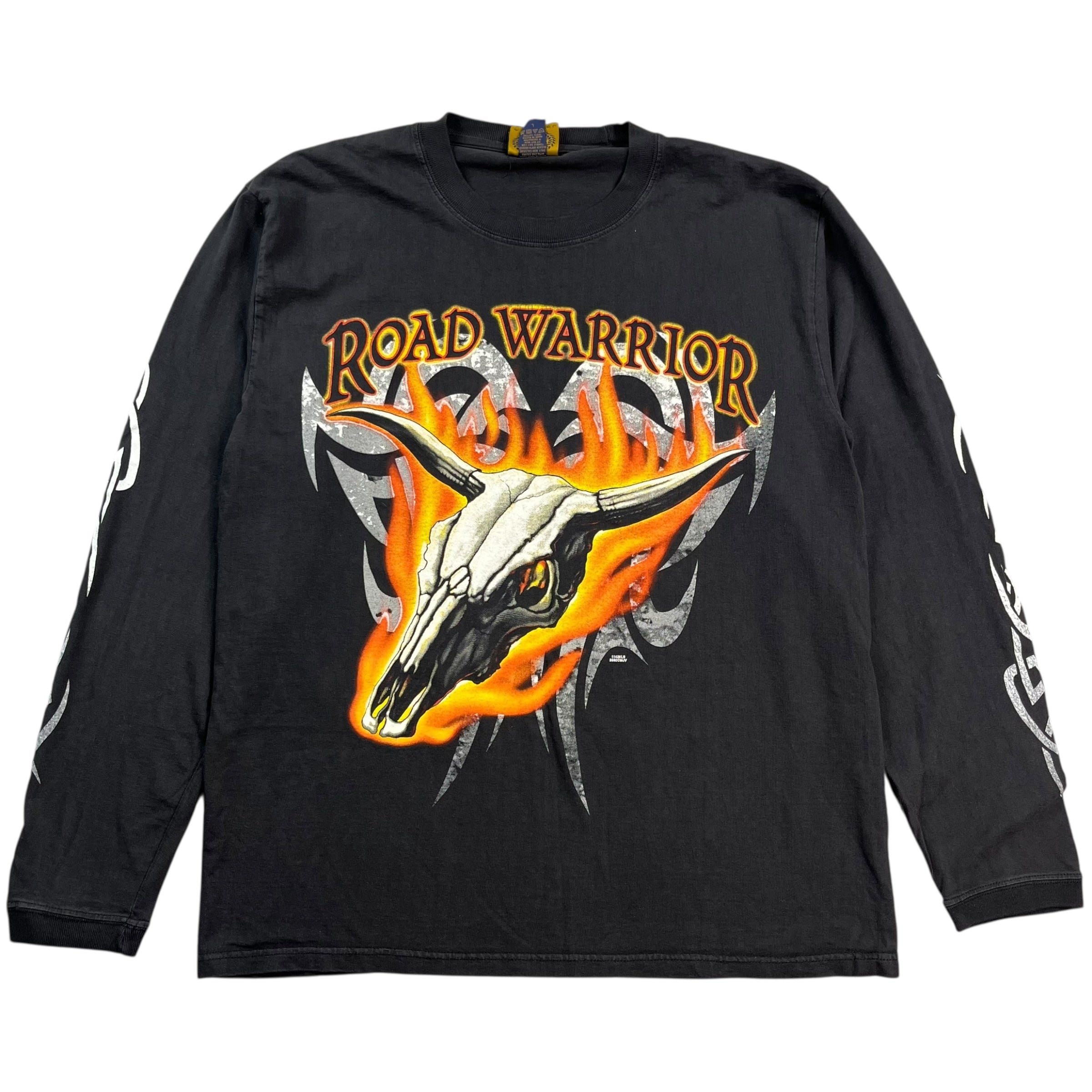 Vintage Osborn’s Cycles Road Warrior Long Sleeve Tee Black